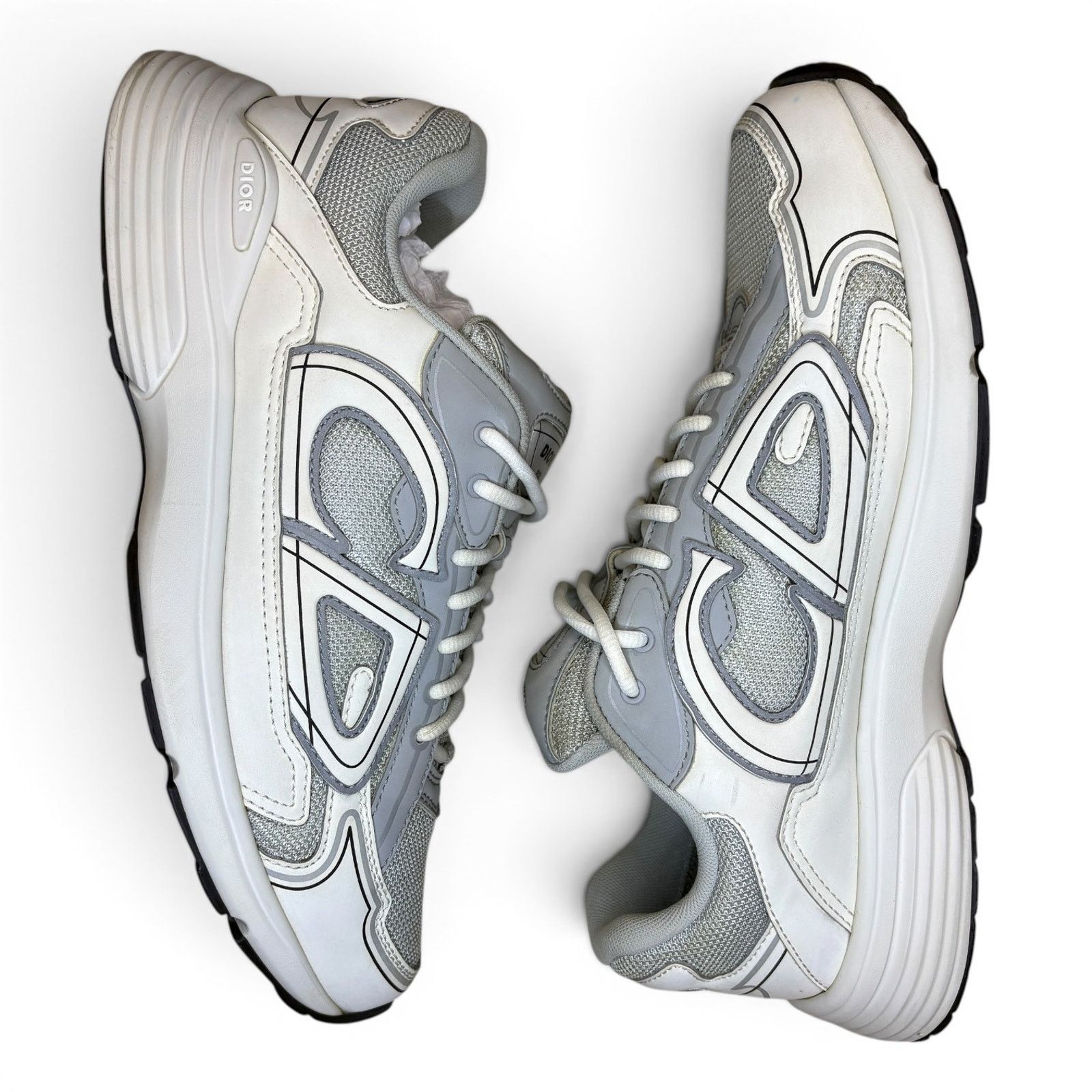Dior Dior B30 White & Grey Sneakers | Size 44(11US) Size US 11 / EU 44 - 1 Thumbnail