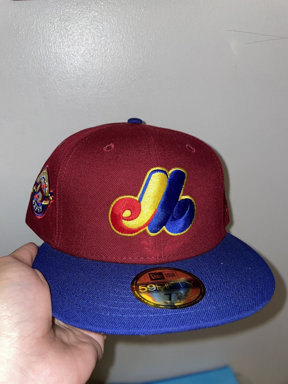 New Era Hat club sangria collection Montreal expos size 7 3/4 brand Size ONE SIZE - 2 Thumbnail