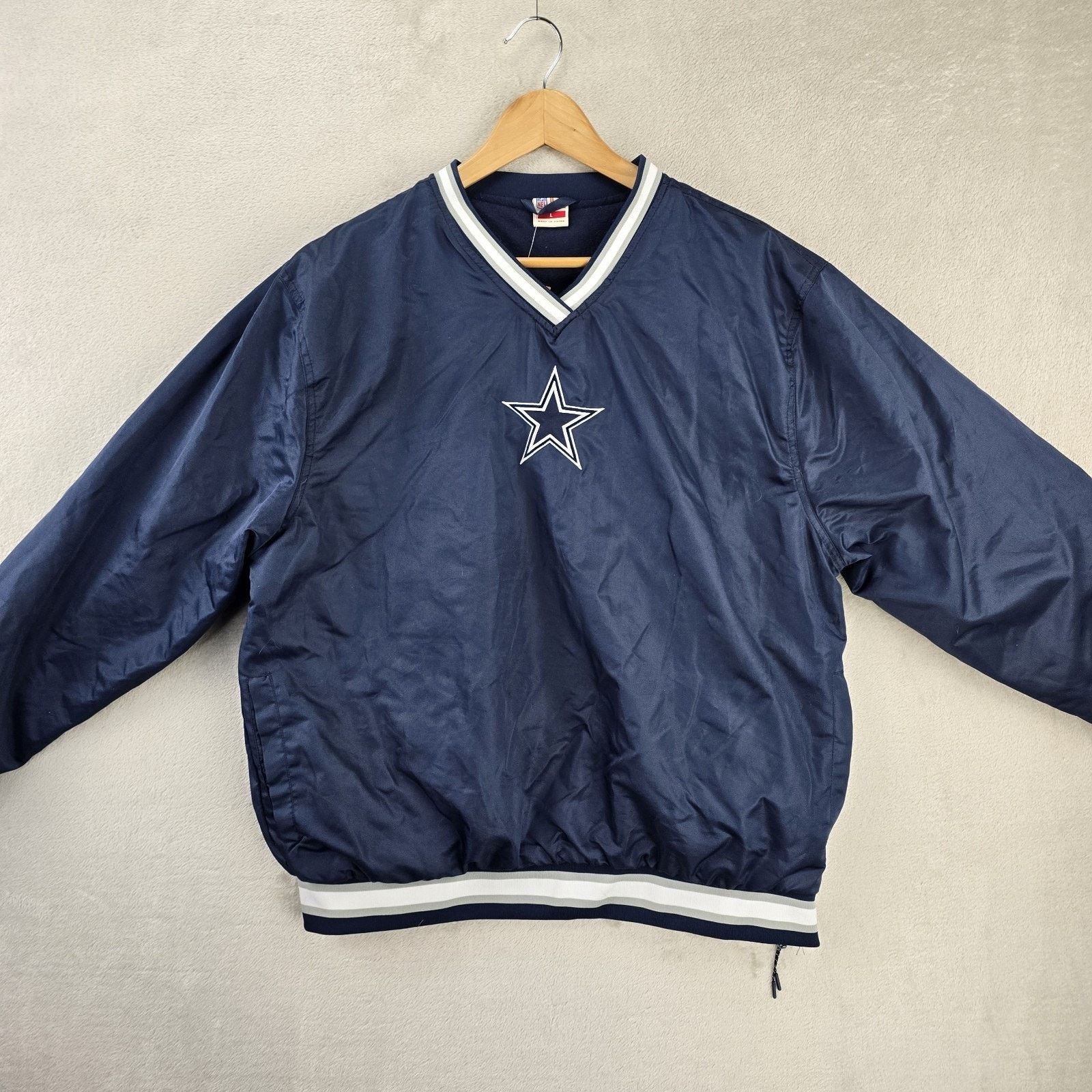 Other Dallas Cowboys Jacket Large Windbreaker Ultra Game V Neck Size US L / EU 52-54 / 3 - 3 Thumbnail