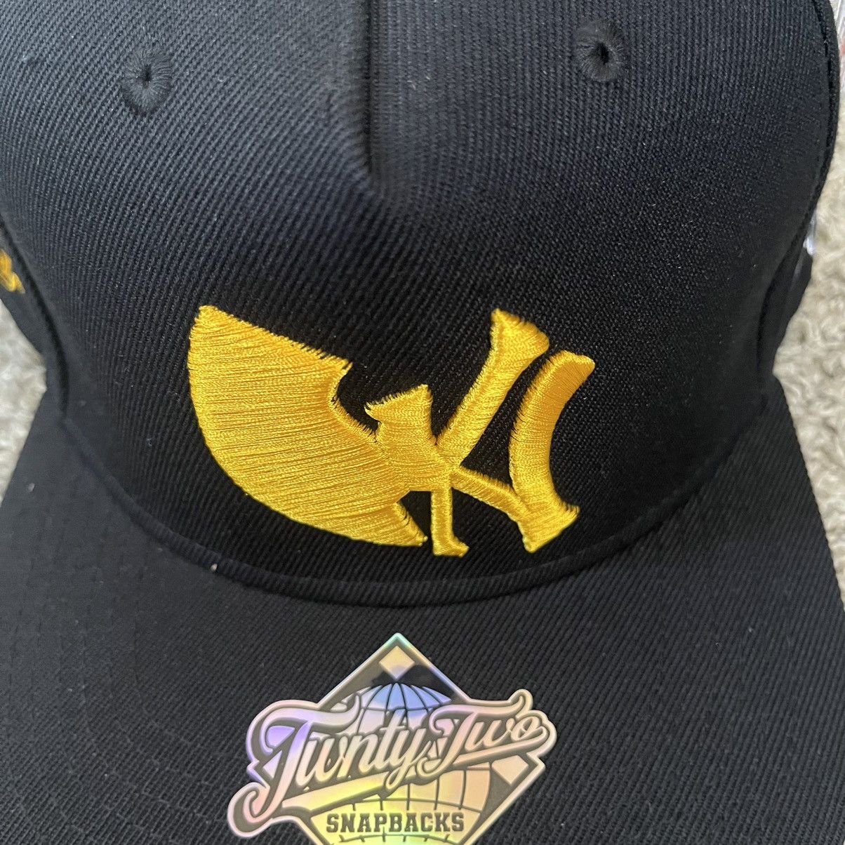 Wu-Tang Clan Wu-Tang NY Yankees Hat Black Yellow WuTang Twnty Two Rza Size ONE SIZE - 2 Thumbnail