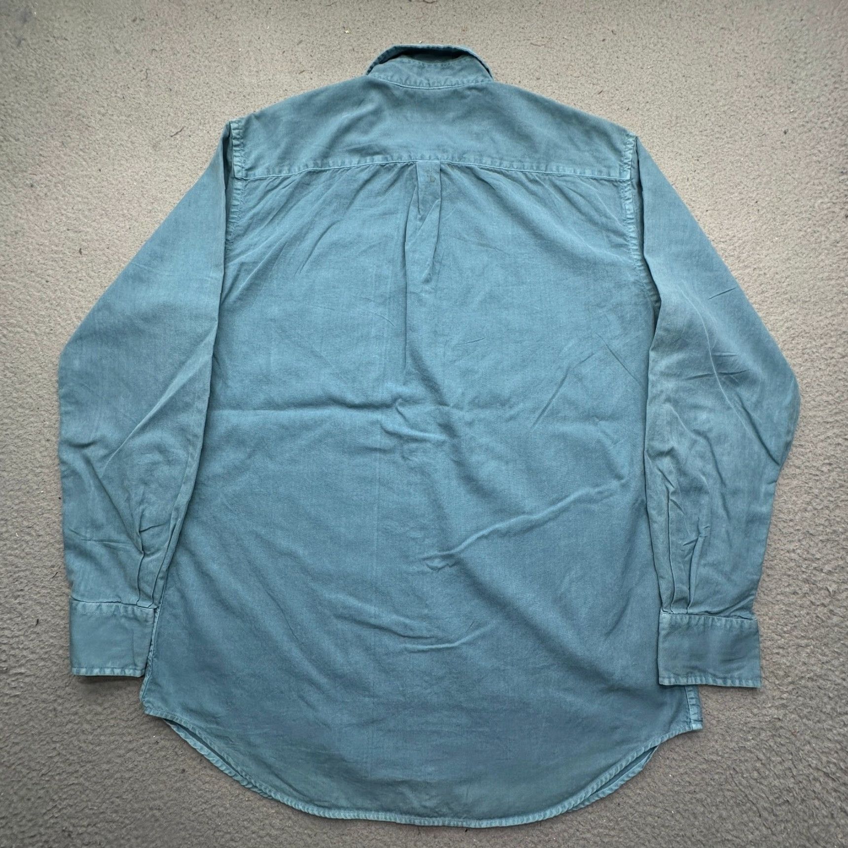 Peter Millar Peter Millar Mountainside Collection Long Sleeve Button Shirt Large Blue Shirt Men L Blue Button-Up Riverstone/Aqua? Size US L / EU 52-54 / 3 - 6 Thumbnail