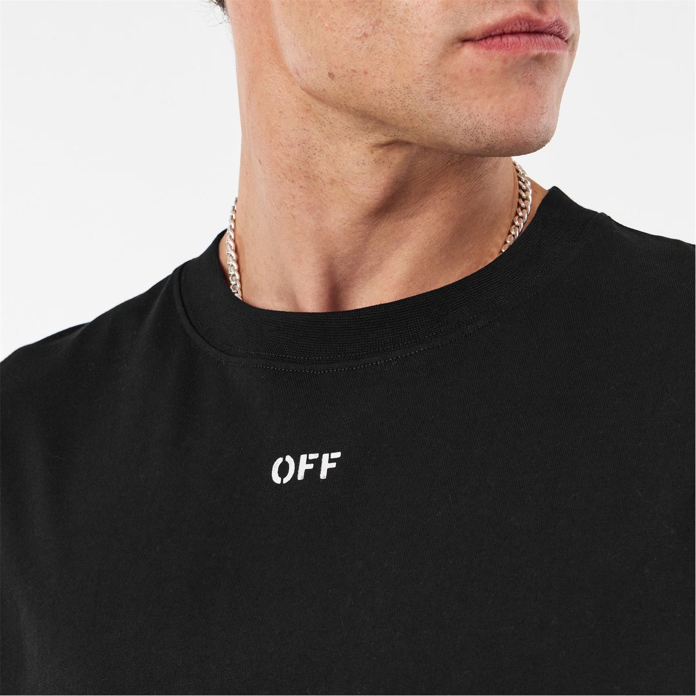 Off-White o1g2r1mq0226 Diags Skate T-Shirt In Black Size US L / EU 52-54 / 3 - 5 Thumbnail