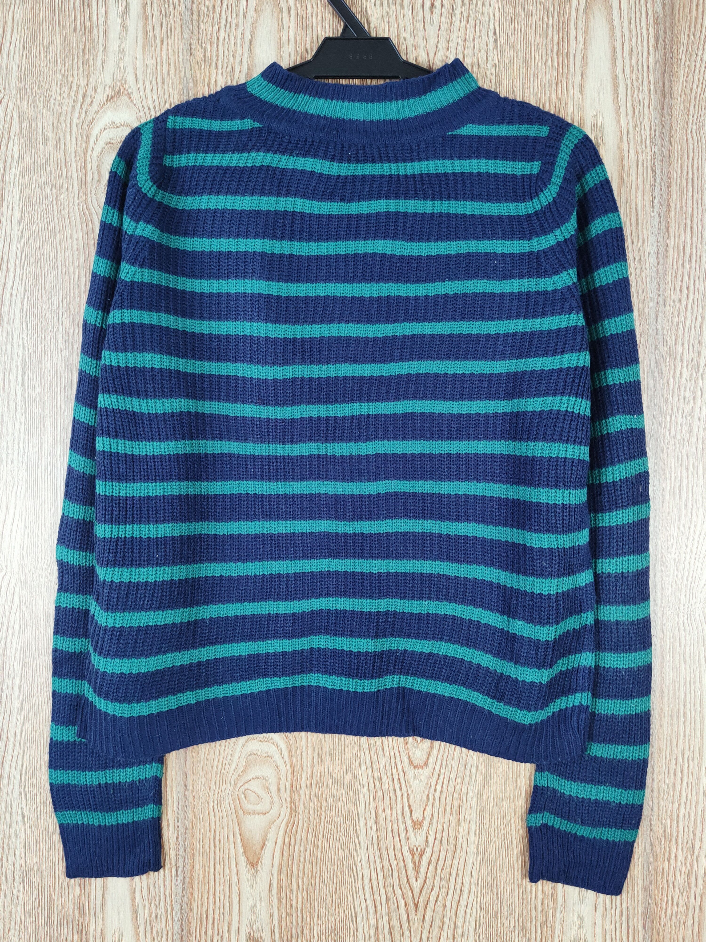 GU GU japan Stripe Knitwear Sweatshirts like kurt cobain #W310 Size US M / EU 48-50 / 2 - 7 Thumbnail