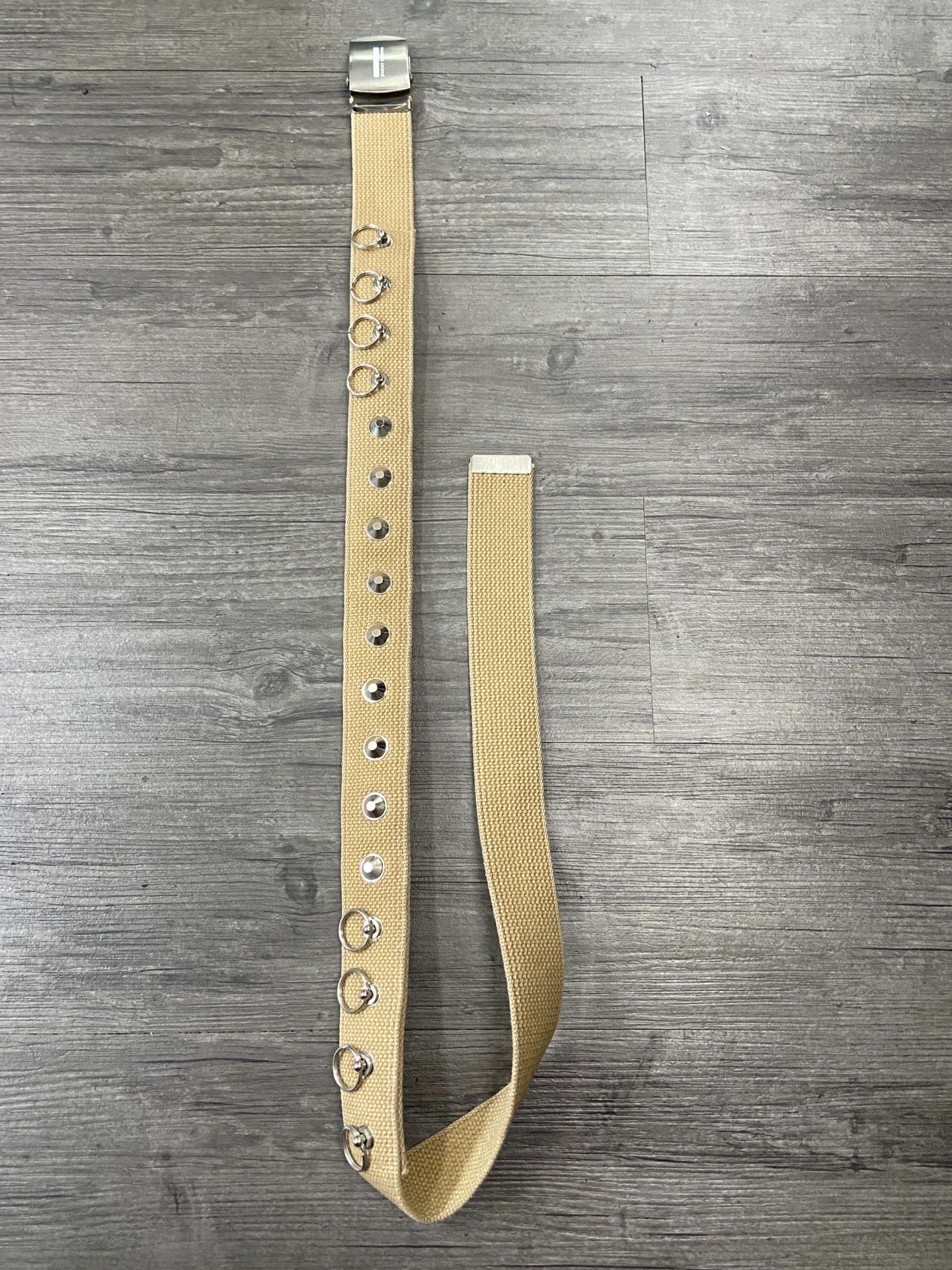 Number (N)ine Number (N)ine Studded Canvas Belt Size ONE SIZE - 1 Thumbnail