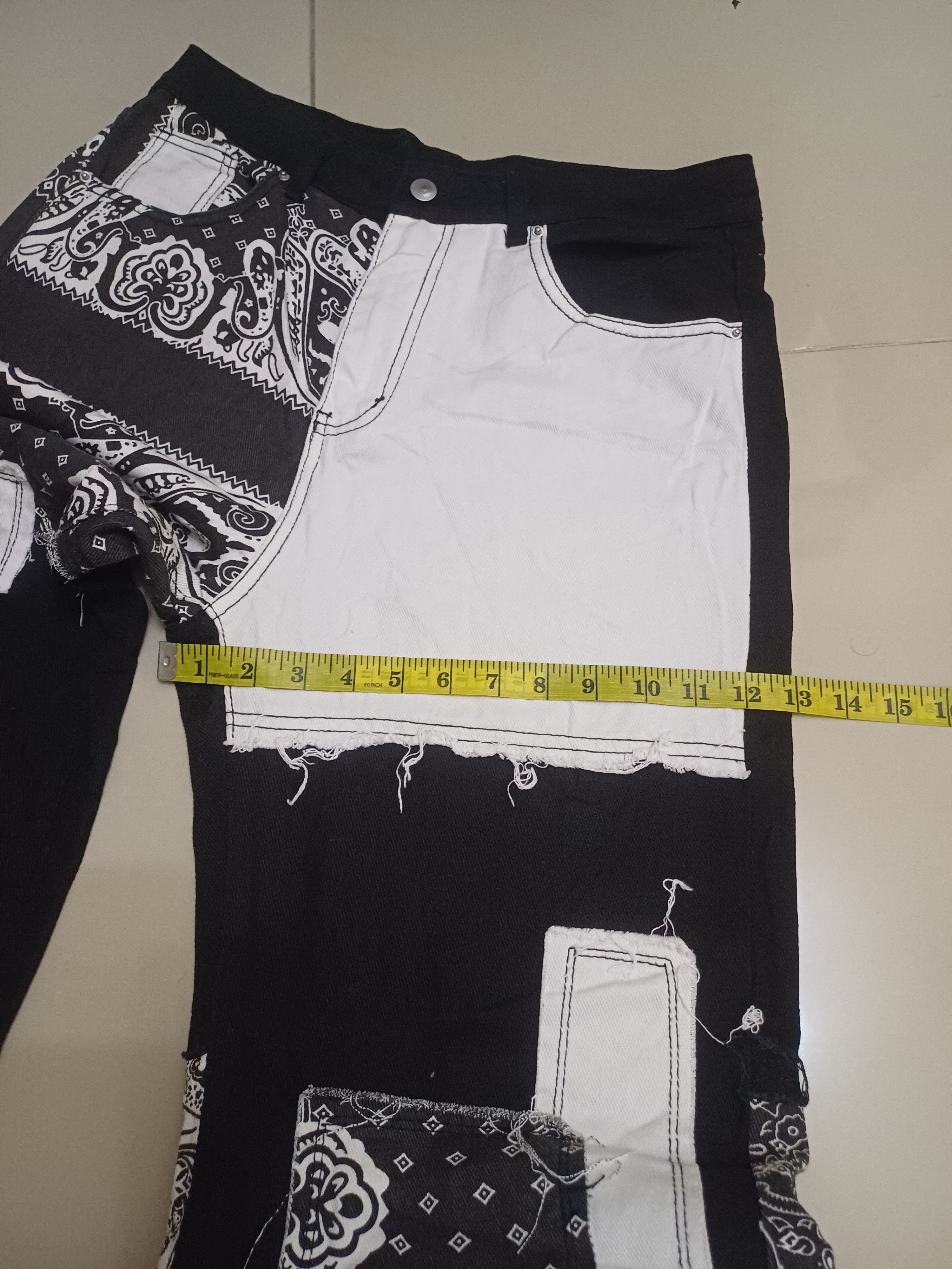 Art Comes First Crazy patchwork baggy jeans 🔥🔥🔥 Size US 32 / EU 48 - 9 Thumbnail