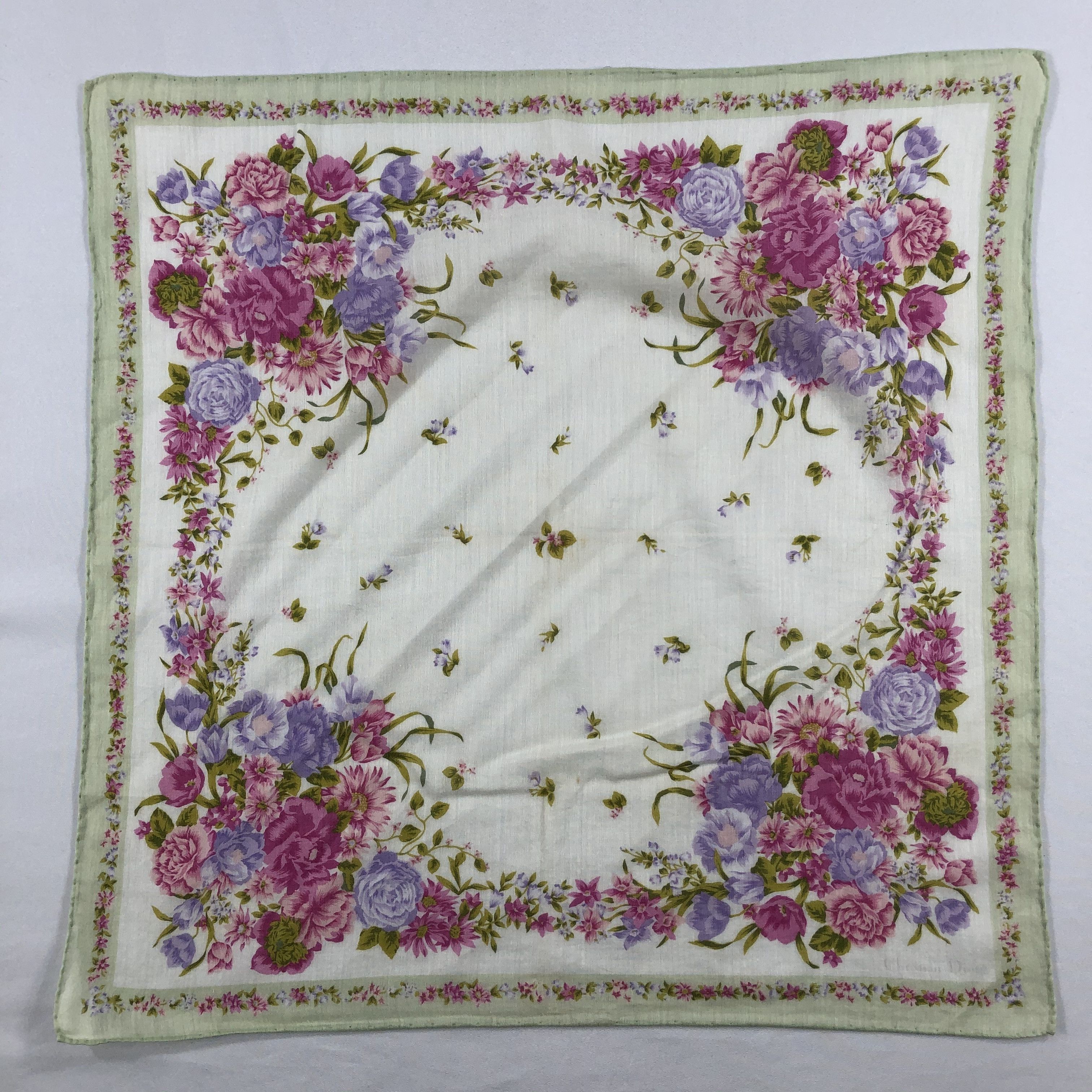 Vintage Christian Dior Neckerchief / Bandana / Handkerchief Size ONE SIZE - 3 Thumbnail