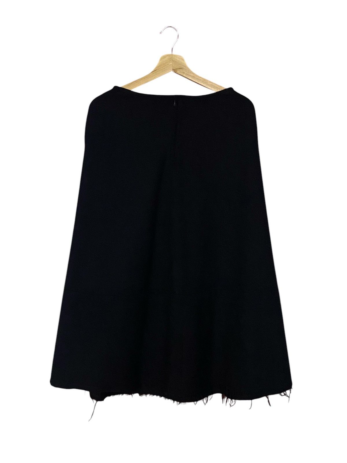Comme des Garcons Tricot Comme Des Garçons AD2002 Wool Hem Faux Fur Skirt Size 26" / US 2 / IT 38 - 2 Thumbnail