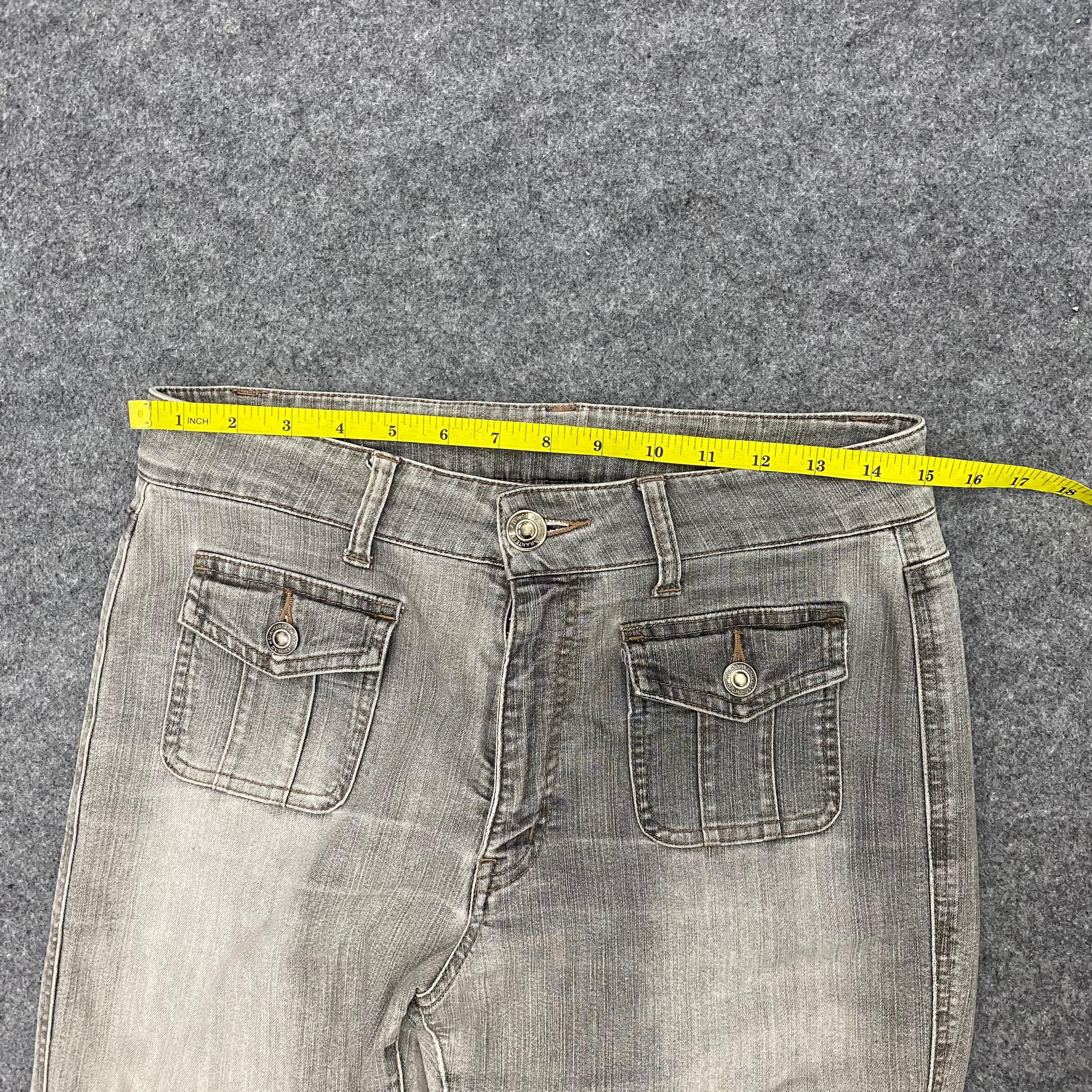 Japanese Brand 💥Flare💥Vintage Japanese Brand Distressed Denim Size 30" / US 8 / IT 44 - 7 Thumbnail