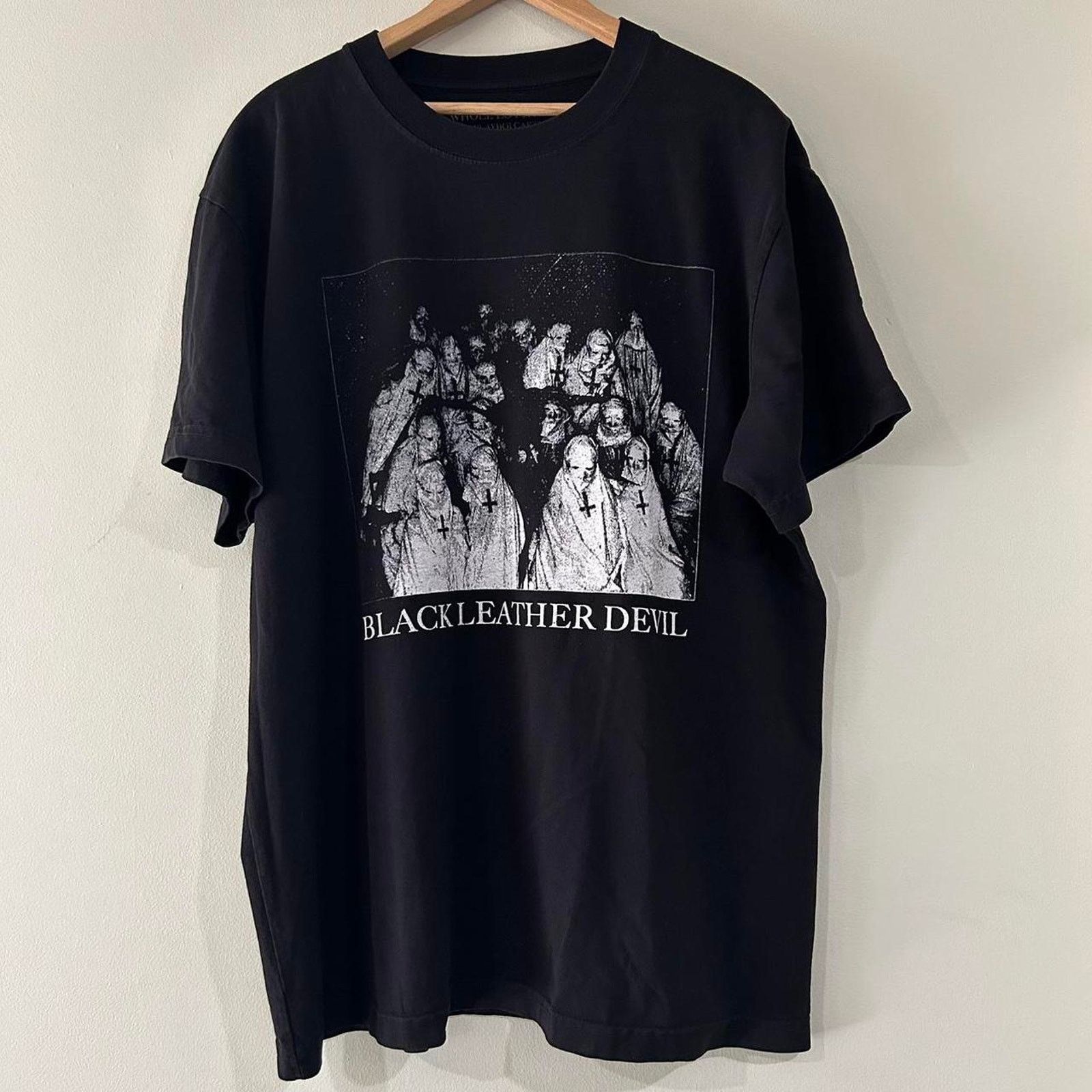 Playboi Carti Whole Lotta Red Black Leather Devil Shirt