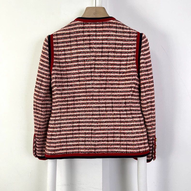 Gucci Gucci Red Striped Classic Jacket Size US L / EU 52-54 / 3 - 1 Thumbnail