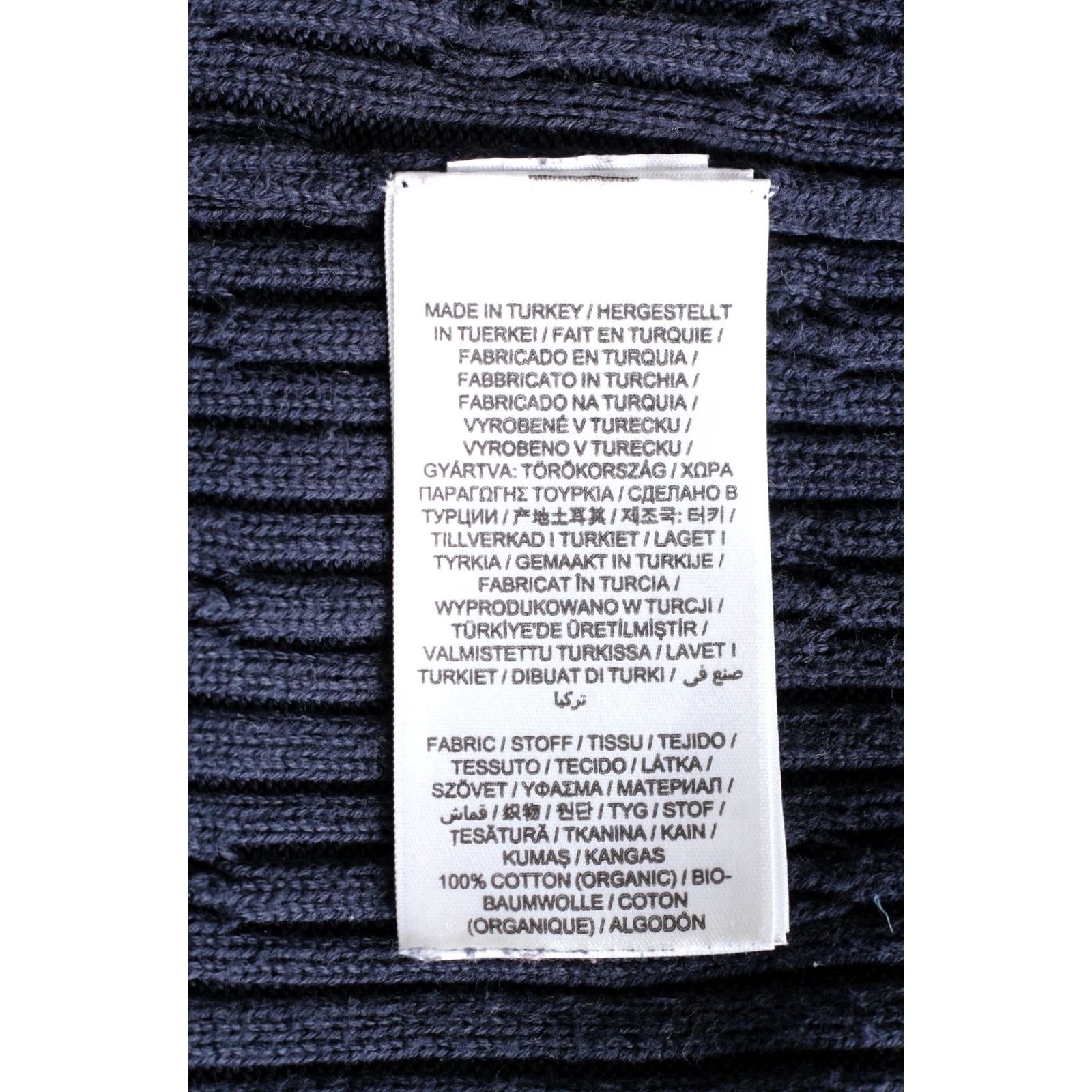 Gant GANT Cable Knit Cotton Crew Neck Jumper Sweater Men L Blue VR3878 Size US L / EU 52-54 / 3 - 6 Thumbnail