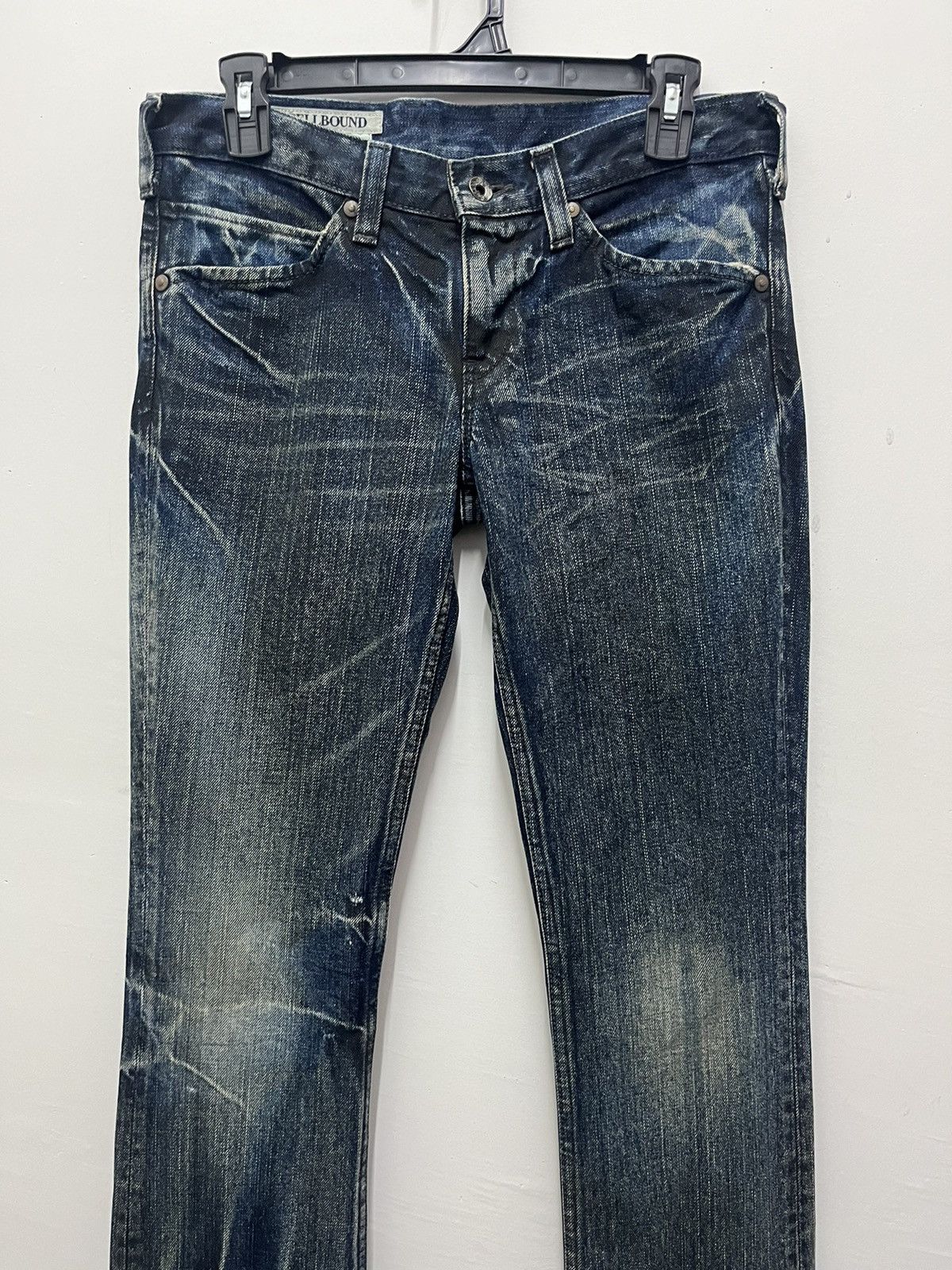 Indigo Vintage Spellbound Japan Low Rise Indigo Denim Size US 30 / EU 46 - 3 Thumbnail