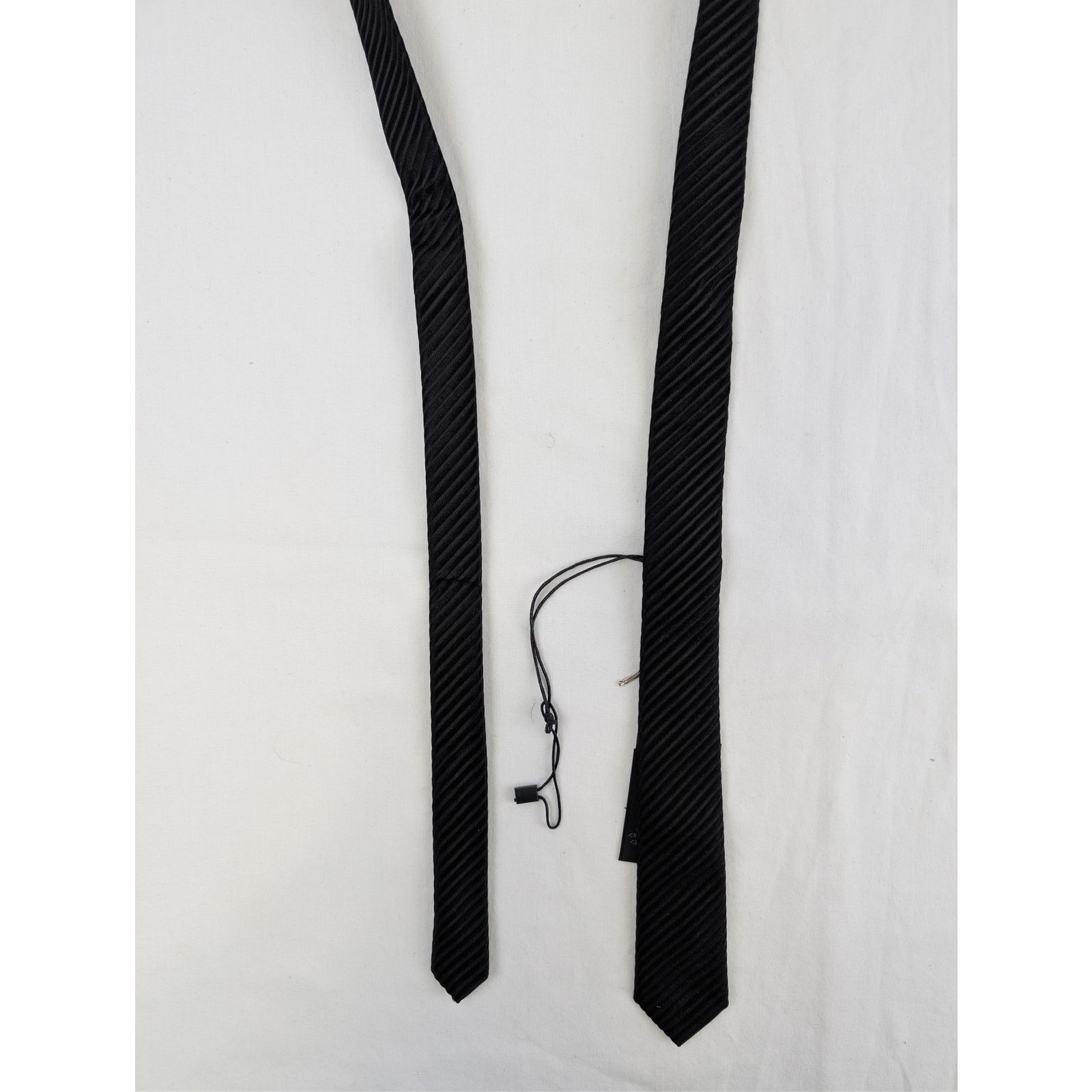 Saint Laurent Paris o1rshd1 Size: OS / Tie in Black Size ONE SIZE - 2 Thumbnail