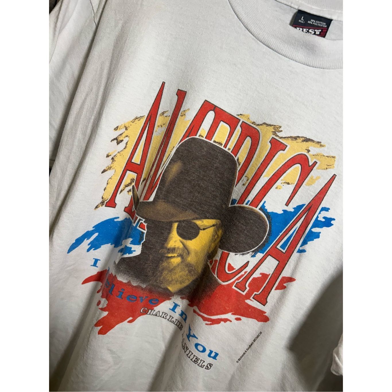 Other VINTAGE 90s The Charlie Daniels Band T Shirt Country Music C Size US L / EU 52-54 / 3 - 2 Thumbnail