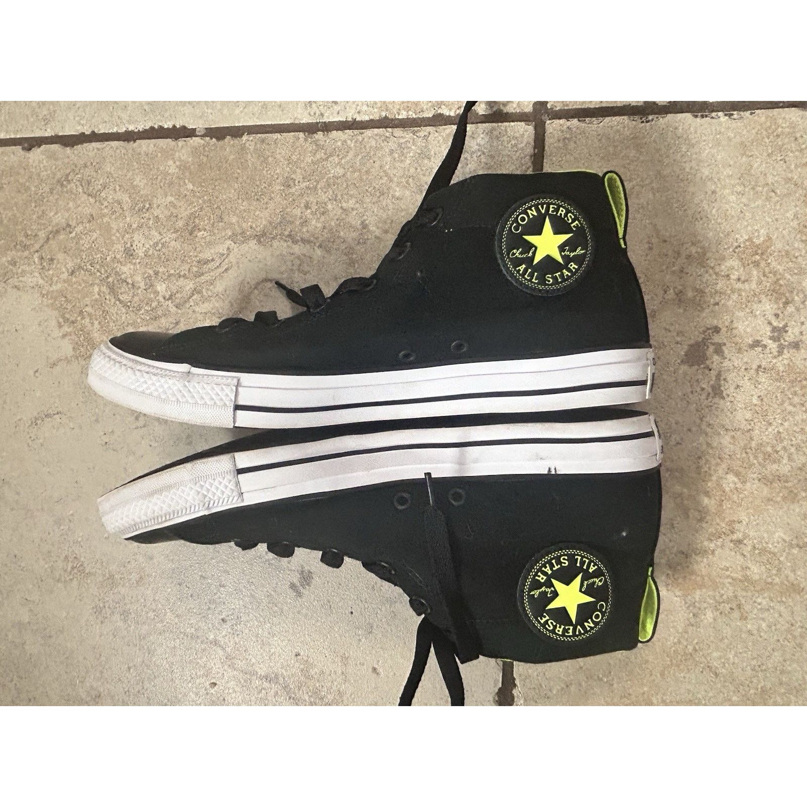 Converse converse high tops Men 9.5 Black And Green Style 154881F Size US 9.5 / EU 42-43 - 6 Thumbnail