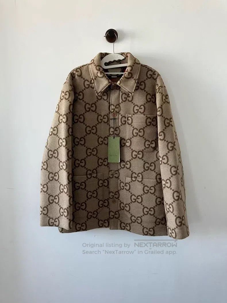 Gucci Gucci Full-printed woollen coat Size US S / EU 44-46 / 1 - 1 Thumbnail