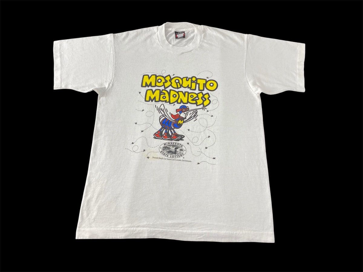 Fruit Of The Loom Vtg Screen Star Mosquito Madness Minnesota Lottery Printed Size US M / EU 48-50 / 2 - 1 Thumbnail