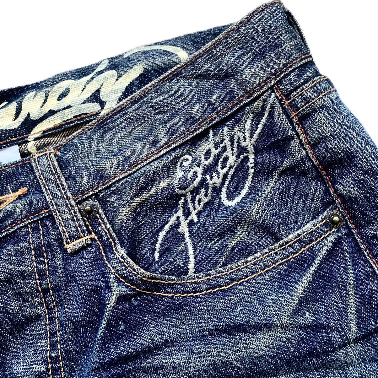 Christian Audigier × Ed Hardy × Japanese Brand ❌SOLD OUT❌ ED HARDY BY CHRISTIAN AUDIGIER WITH EMBROIDERED Size US 30 / EU 46 - 8 Thumbnail