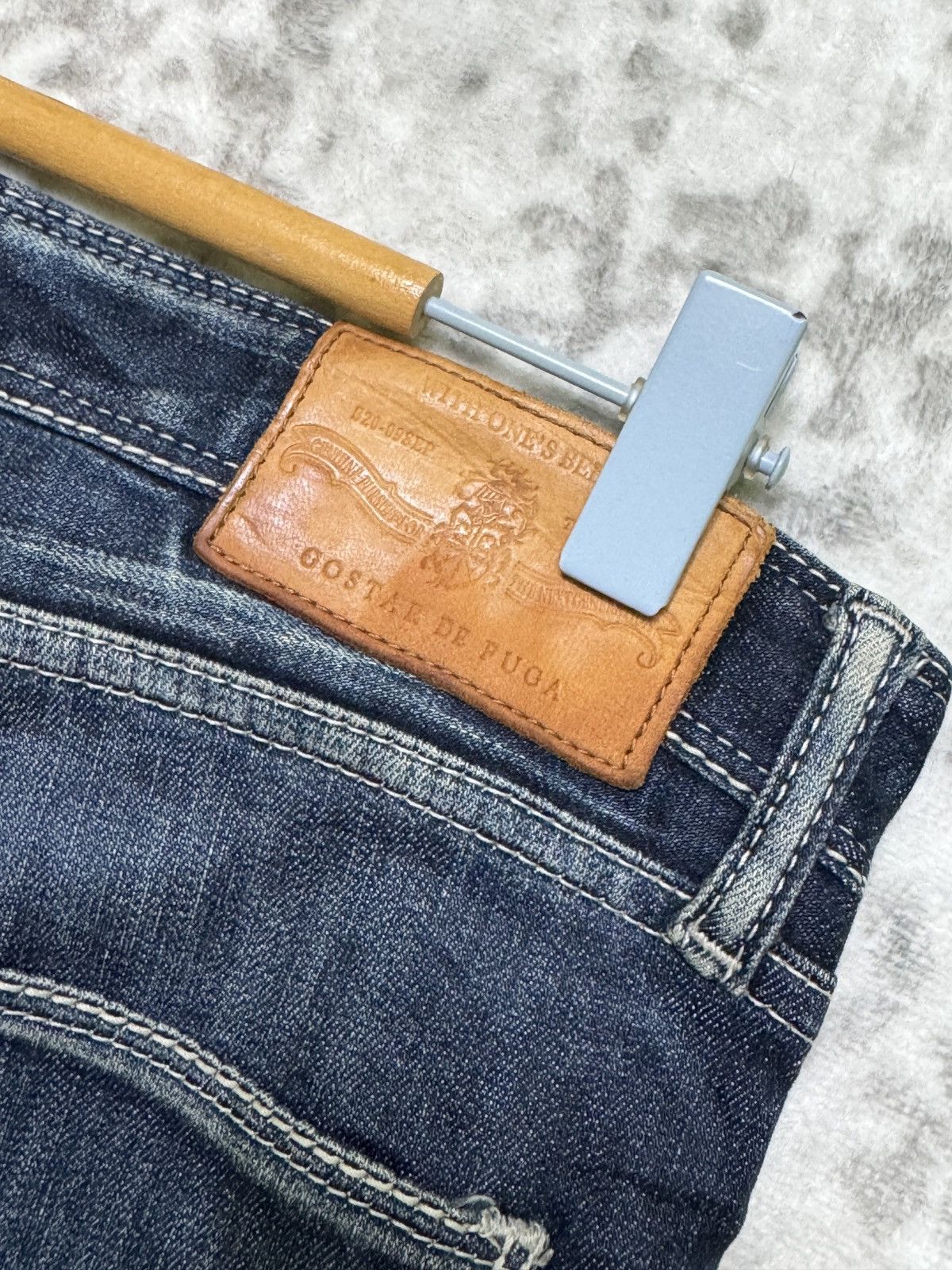 GOSTAR DE FUGA GOSTAR de FUGA Whiskered Honeycomb Faded Jeans Japan Size US 30 / EU 46 - 8 Thumbnail