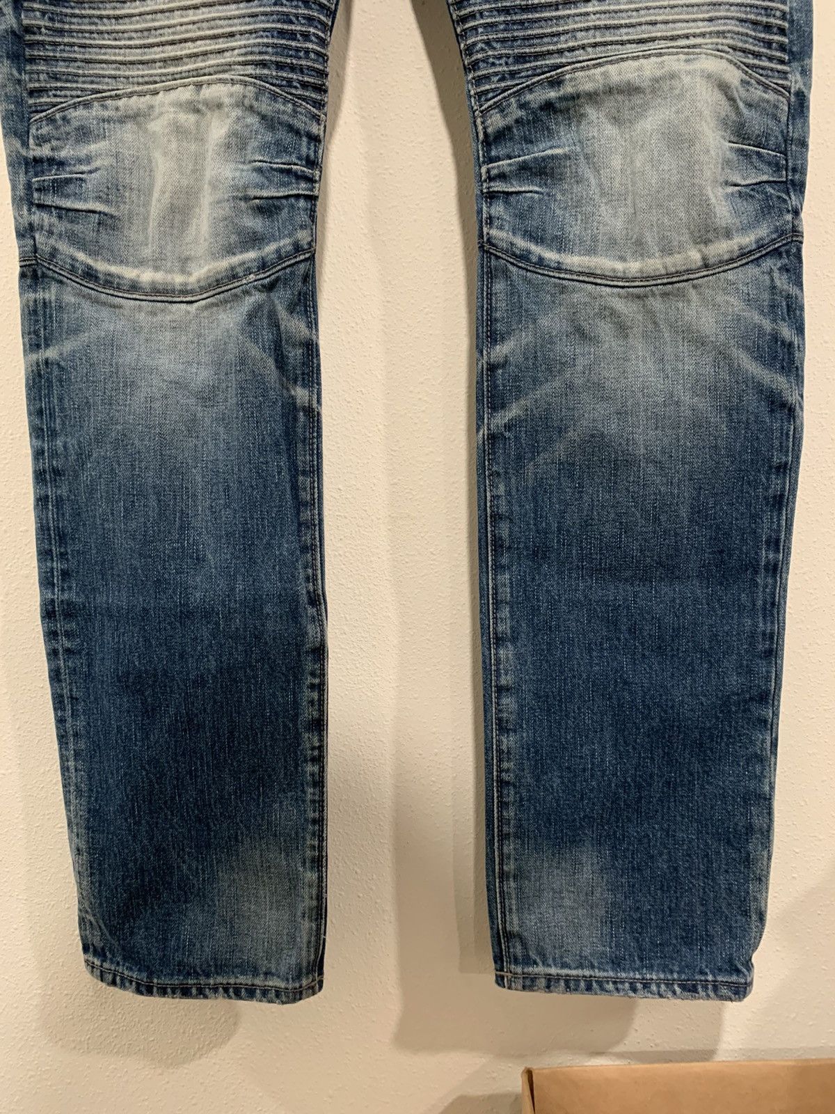 True Religion True Religion Mens Motorcycle Biker Jeans Size US 32 / EU 48 - 3 Thumbnail