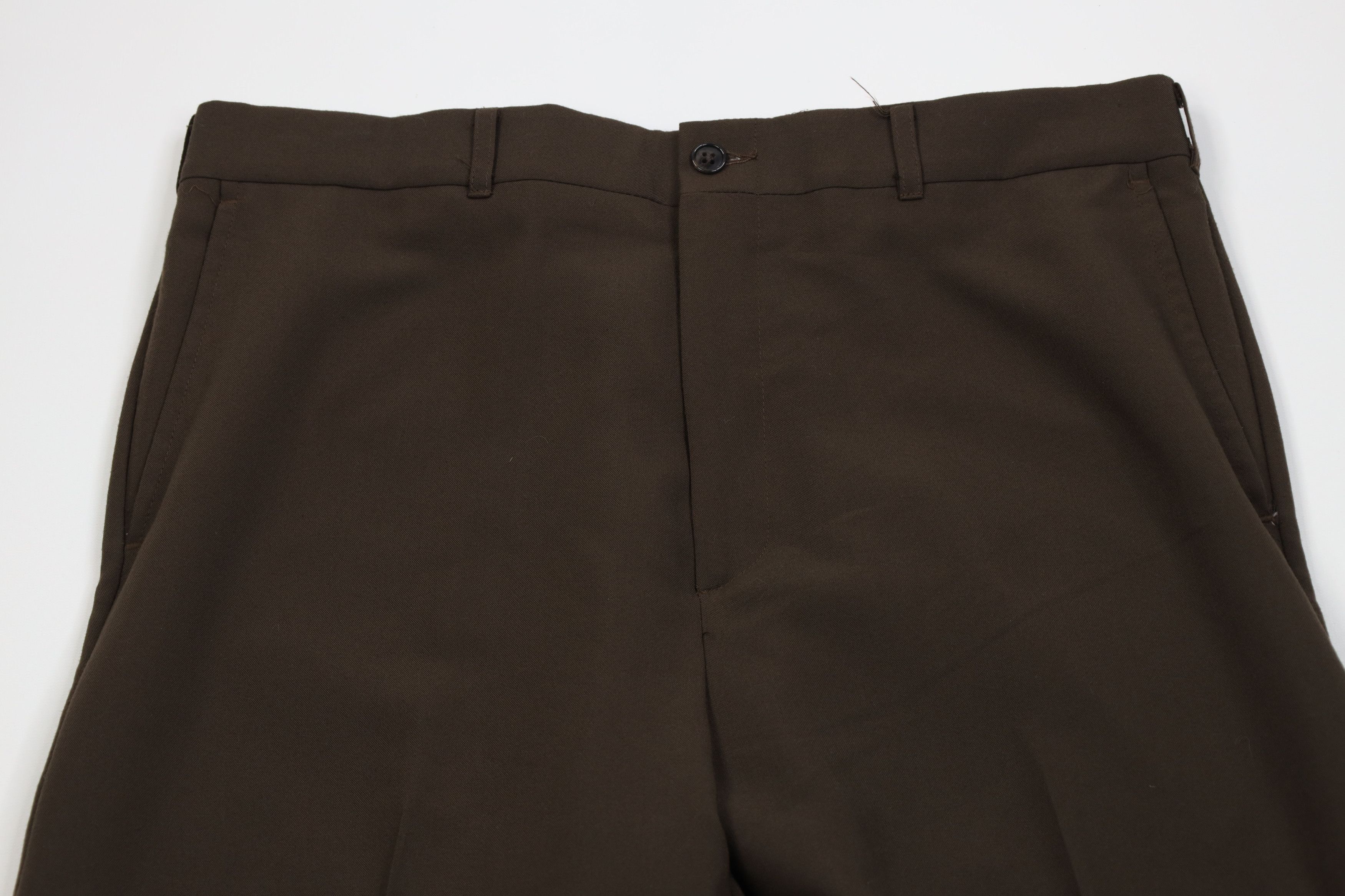 Vintage Vintage 90s Streetwear Blend Knit Wide Leg Chino Pants Size US 34 / EU 50 - 2 Thumbnail