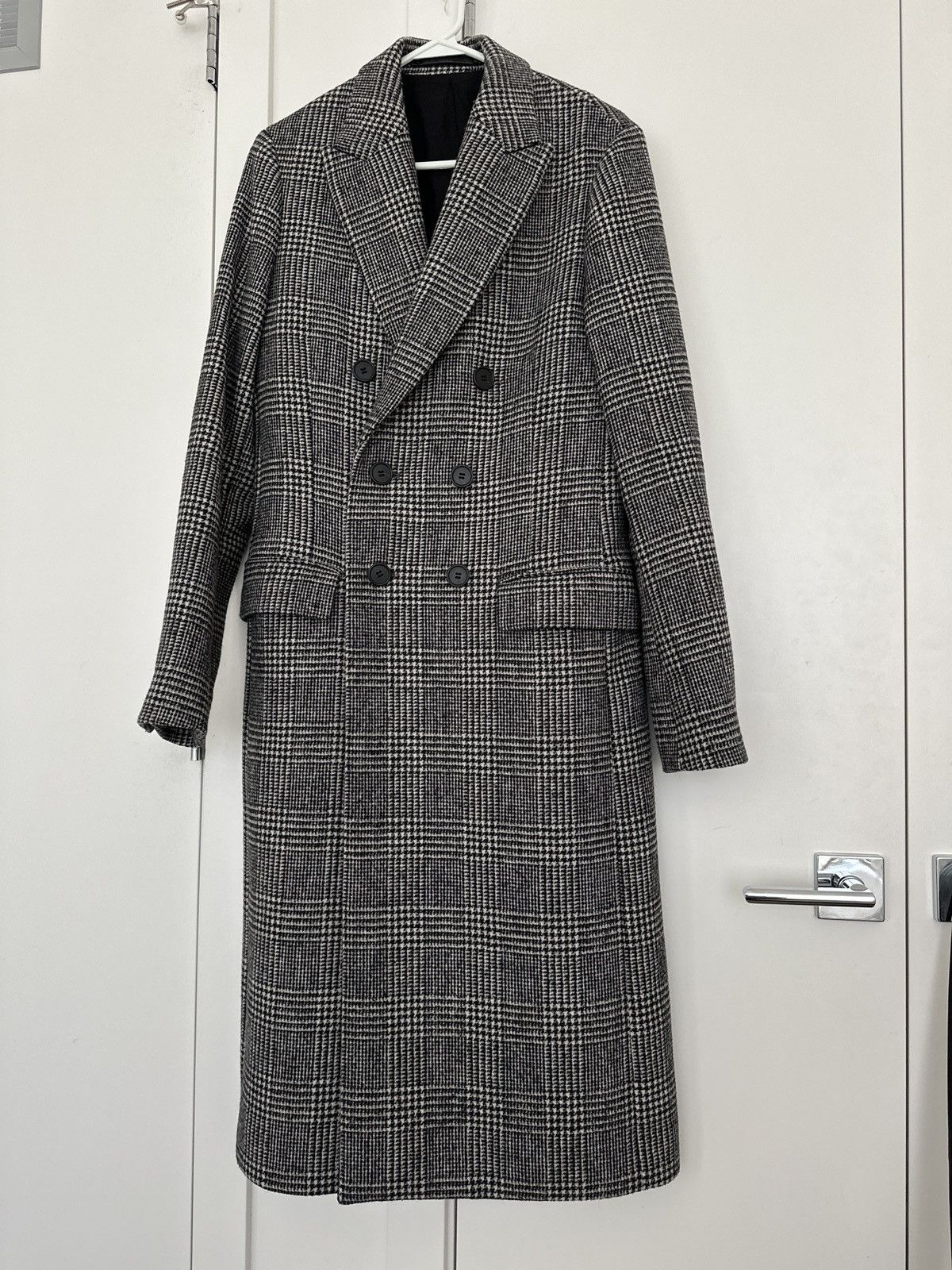 image of Allsaints Herringbone Allsaint Coat (S - 44/46), Men's (Size Small)