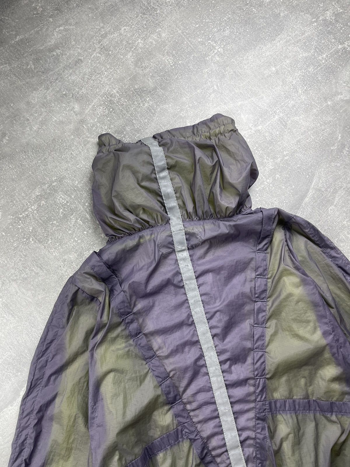 Adidas Adidas by Stella McCartney Sheer Nylon Windbreaker Jacket Size XS / US 0-2 / IT 36-38 - 11 Thumbnail