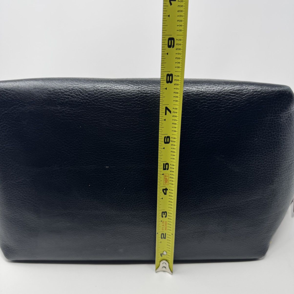 Dooney & Bourke Dooney & Bourke Black Leather Brown Handle Shoulder Bag Size ONE SIZE - 16 Thumbnail