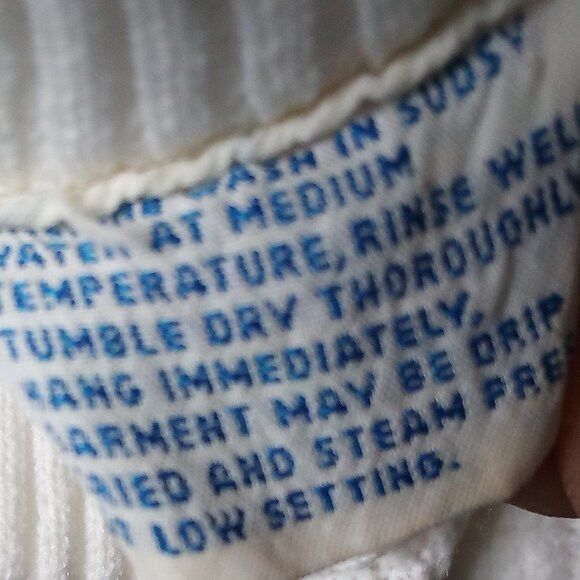 Vintage Vintage 60s Polyester Sweater Vest White Size M / US 6-8 / IT 42-44 - 5 Thumbnail