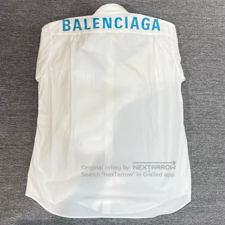 Balenciaga Balenciaga size 39 Back Logo Shirt Size US XS / EU 42 / 0 - 2 Thumbnail