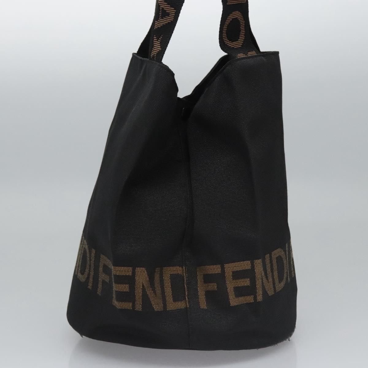 Fendi FENDI Hand Bag Nylon Brown Black Silver Size ONE SIZE - 4 Thumbnail