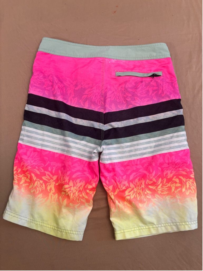 Hurley Men's Hurley Board Shorts Size 30 Pink Green Size US 30 / EU 46 - 9 Thumbnail