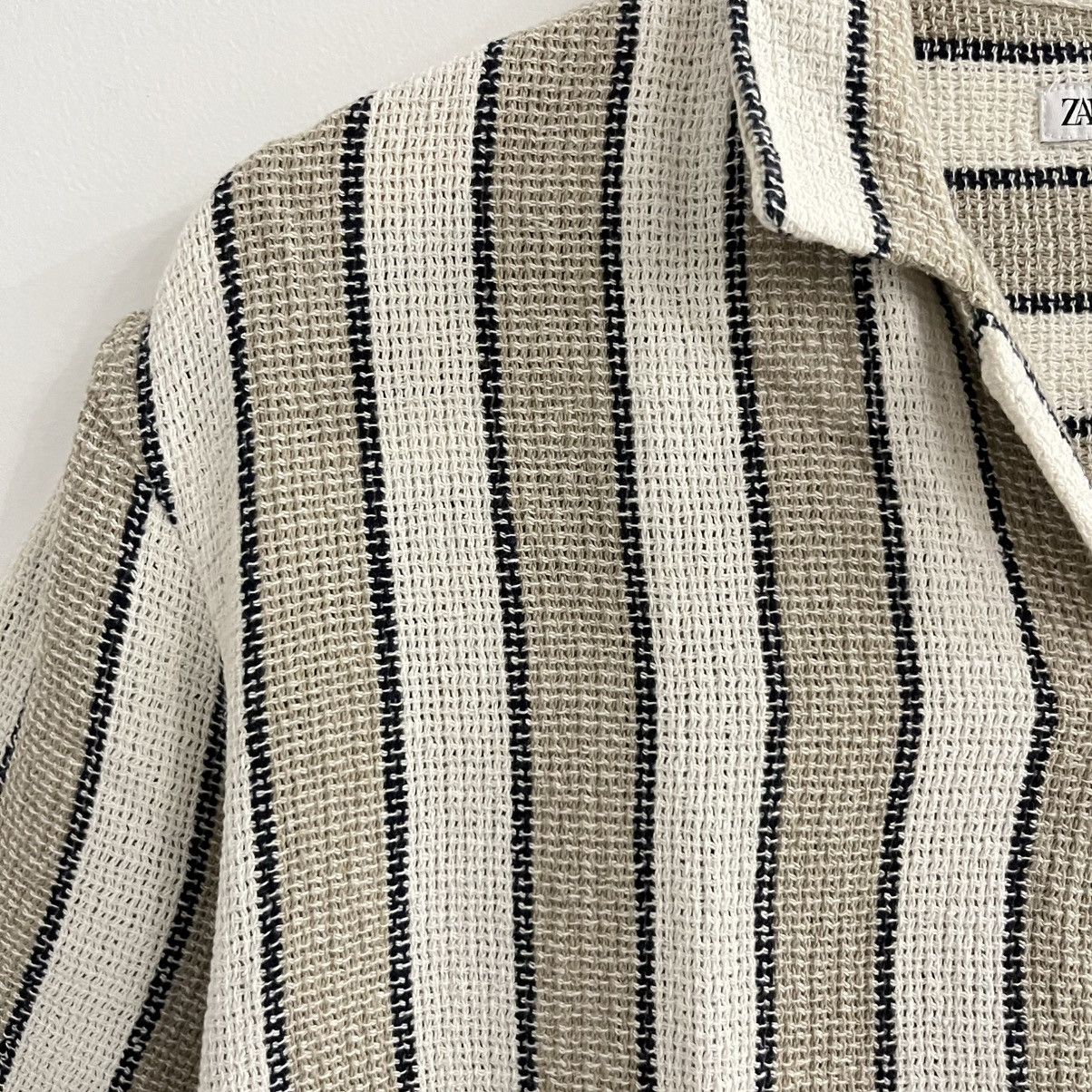 Zara Zara Striped Button Up Shirt Size US M / EU 48-50 / 2 - 3 Thumbnail