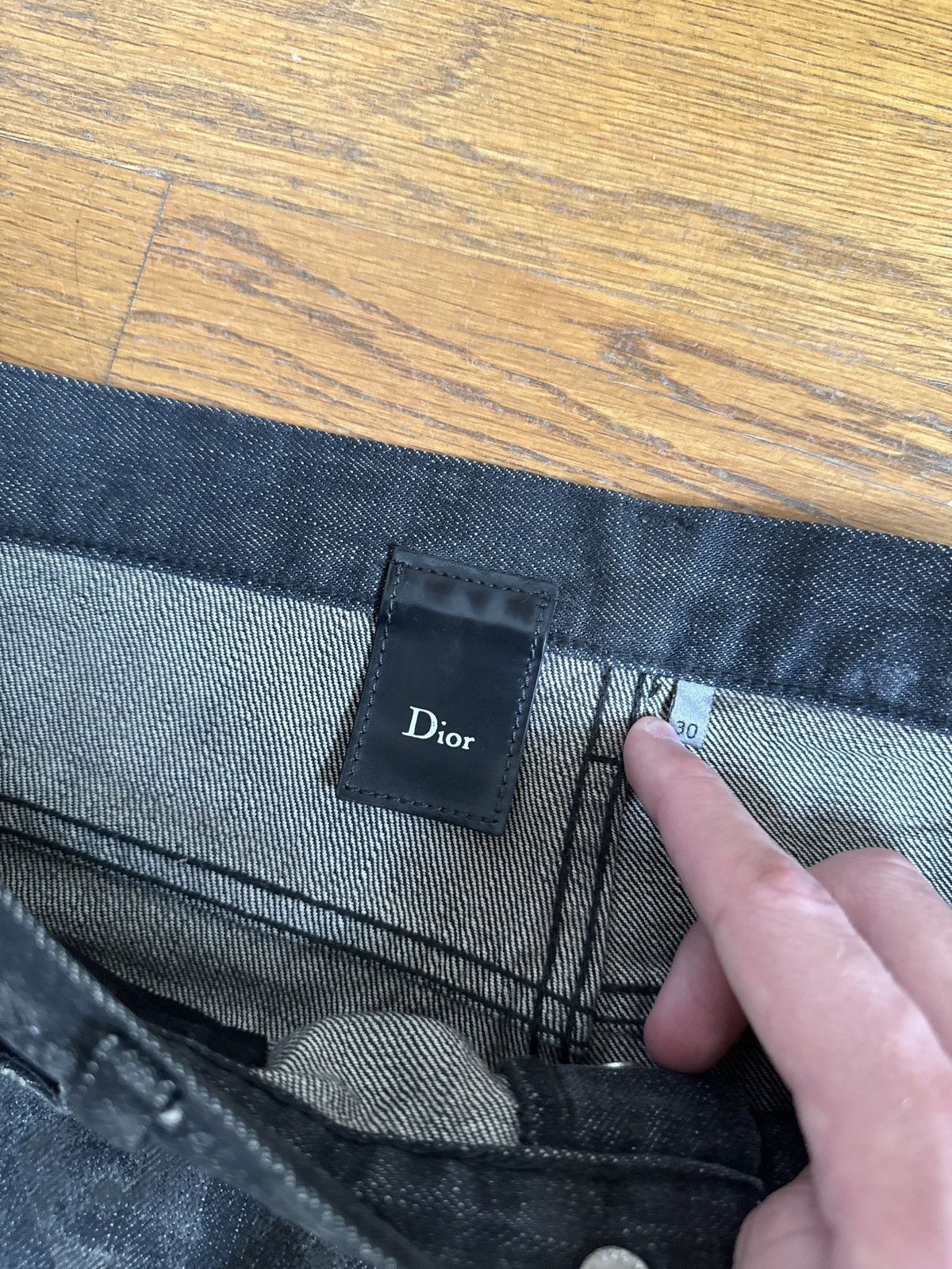 Dior × Hedi Slimane Dior Hedi Slimane Luster AW03 Clawmark Jeans Size US 30 / EU 46 - 3 Thumbnail