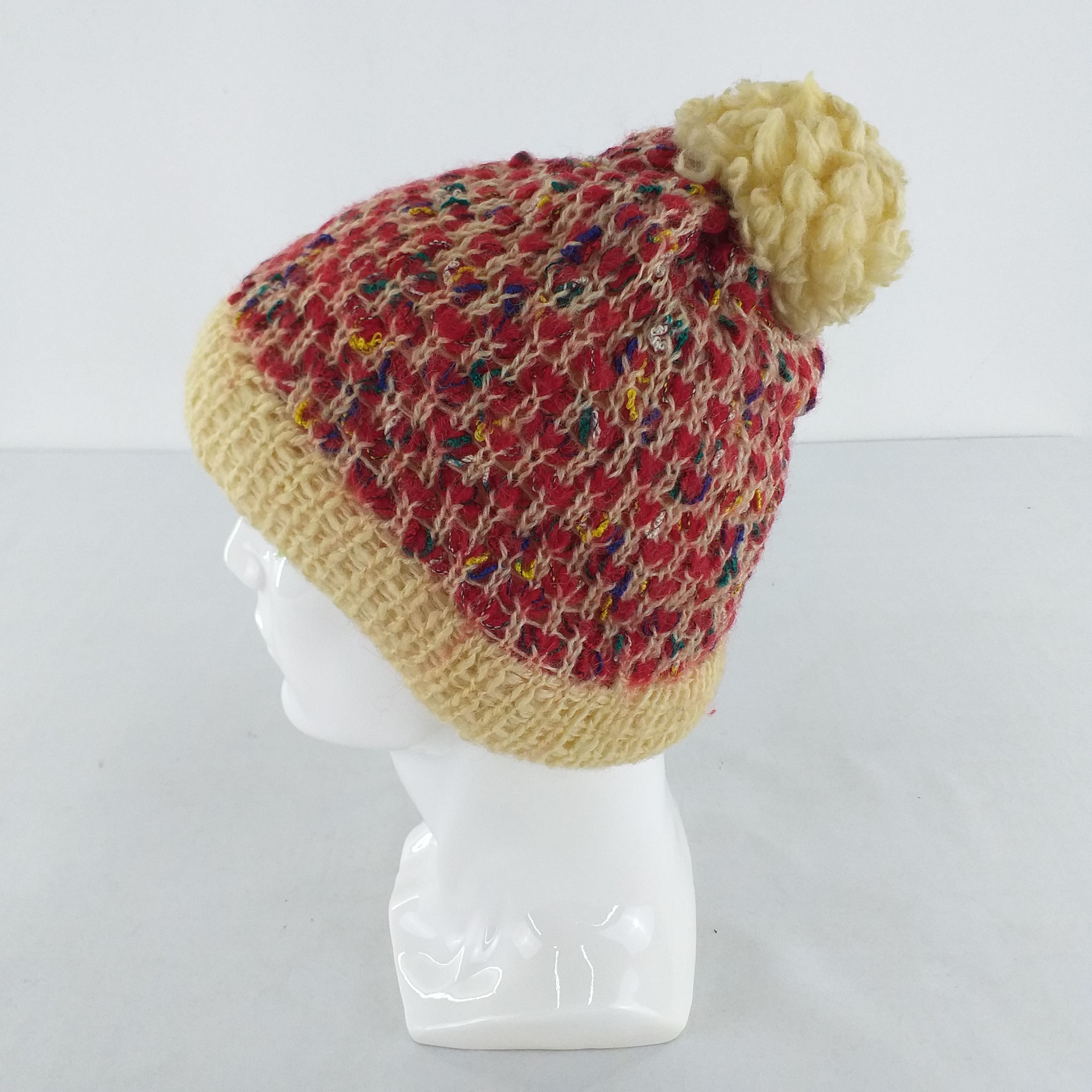 Vintage Plain Snow Cap Hat Beanie -BN449 Size ONE SIZE - 1 Thumbnail