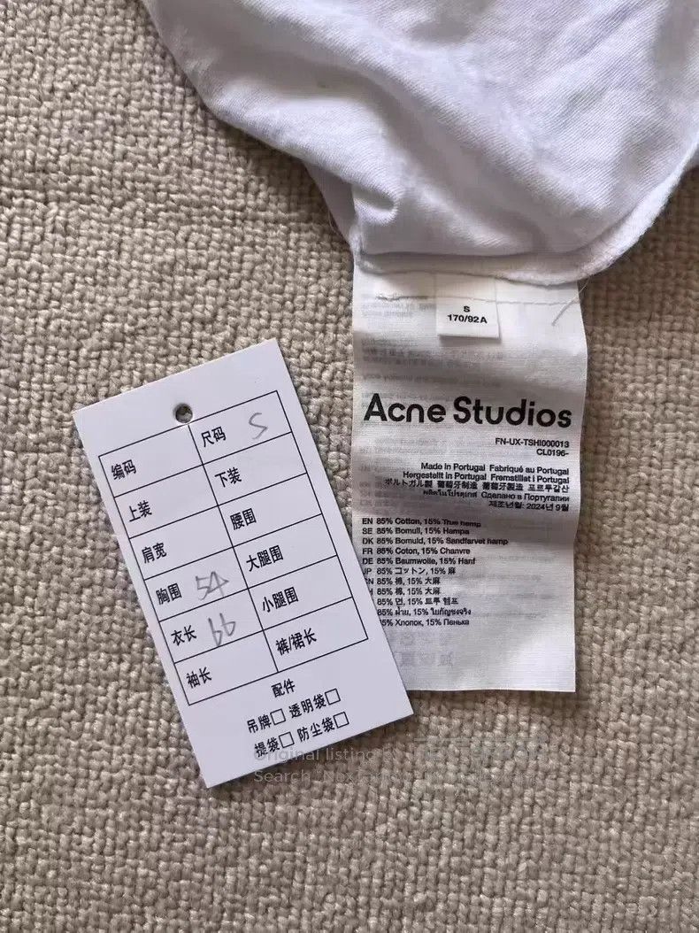 Acne Studios Acne Studios 1996 series emblem loose retro spray-painted Size US S / EU 44-46 / 1 - 4 Thumbnail