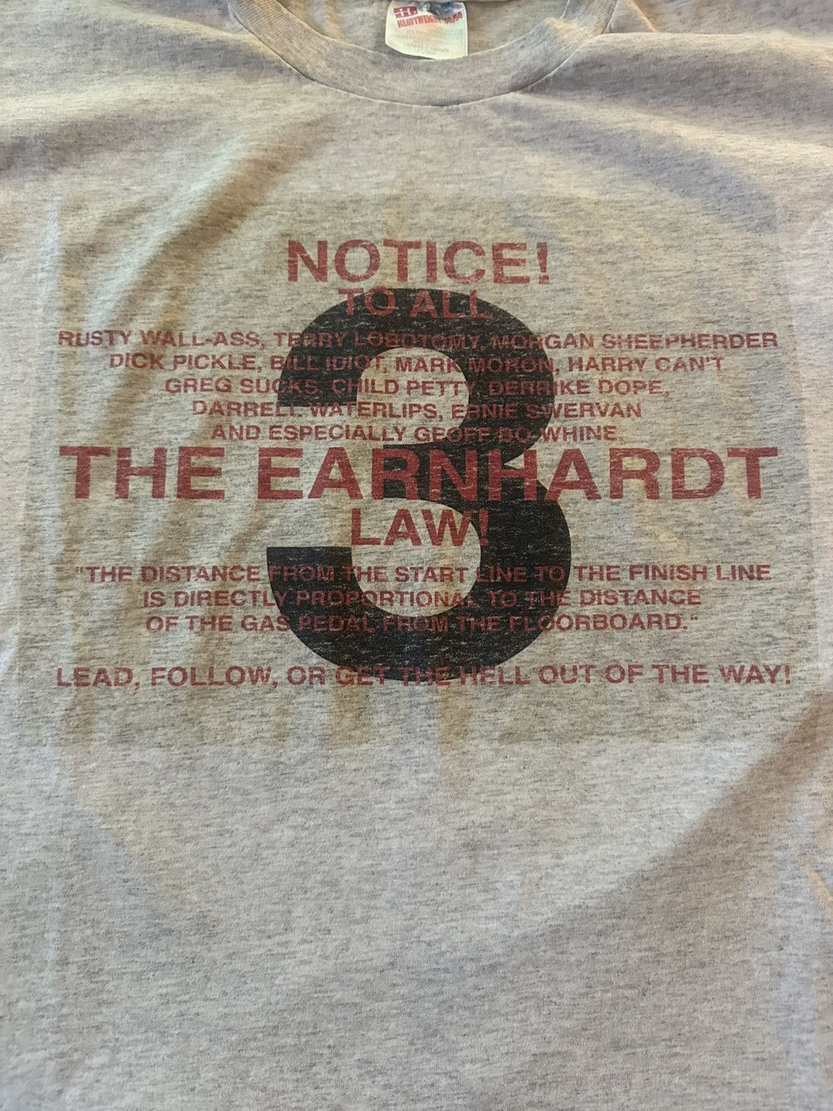 Hanes Dale Earnhardt’The Earnhardt Law’ shirt Size US XL / EU 56 / 4 - 2 Thumbnail