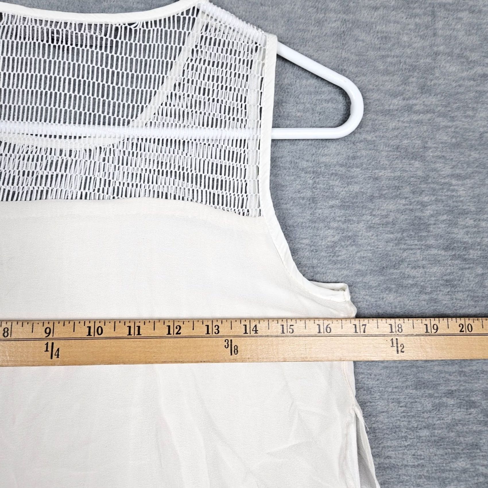 Layer 8 LOLA & SOPHIE Top Size S White Lace Layer Sleeveless Women's Size S / US 4 / IT 40 - 6 Thumbnail