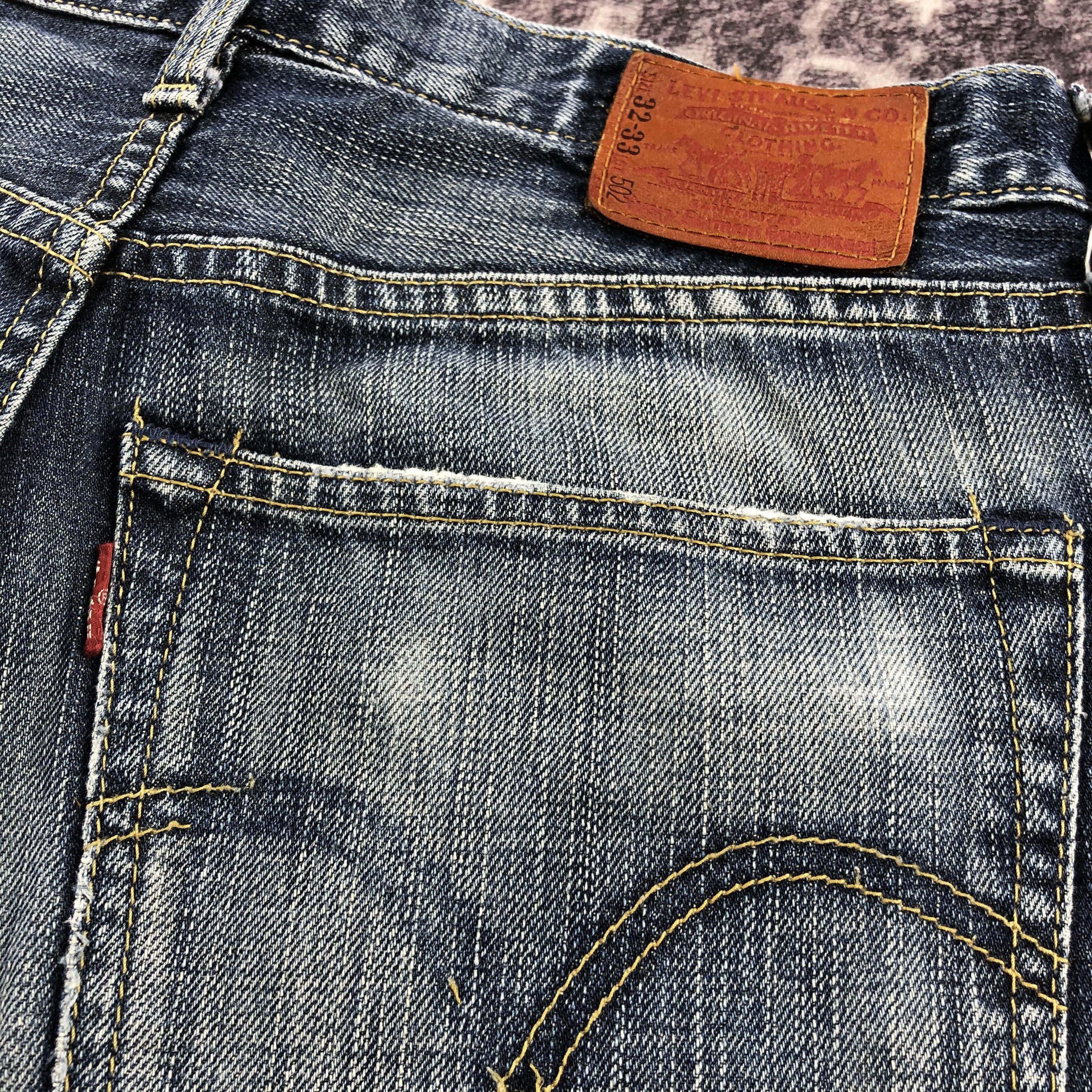 Levi's × Vintage Vintage 90s Blue Wash Levis 502 Jeans-JM2706 Size US 31 - 7 Thumbnail