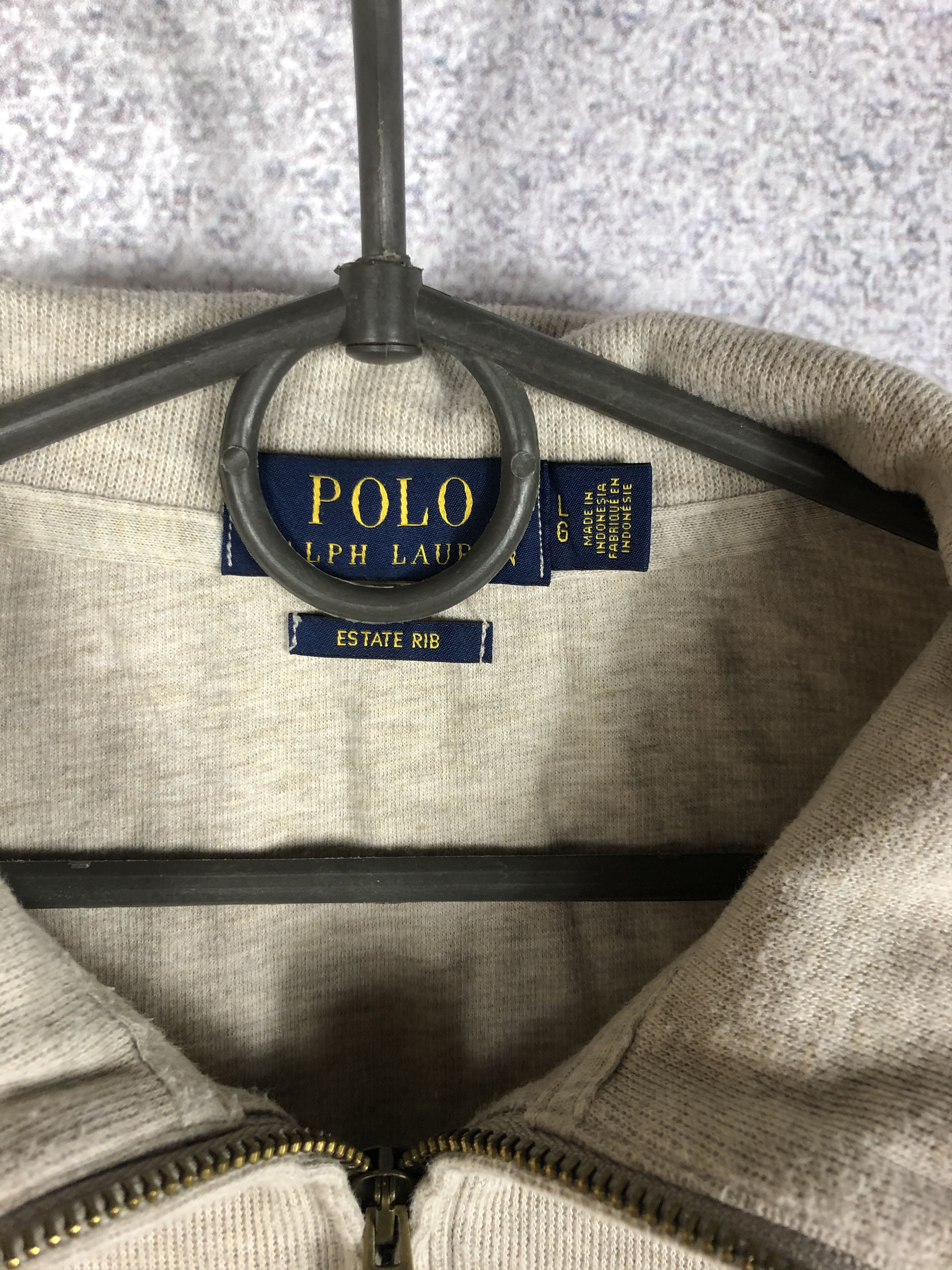 Polo Ralph Lauren Vintage Polo Ralph Lauren Oversized 1/4 Zip Sweater Size US L / EU 52-54 / 3 - 3 Thumbnail