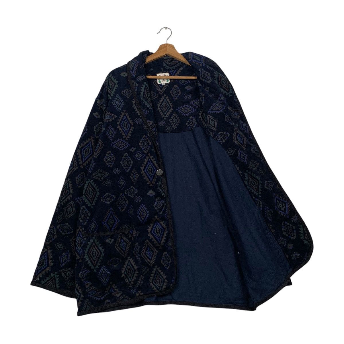 Japanese Brand TITICACA Motif Design Single Button Casual Jacket #2248-C99 Size US L / EU 52-54 / 3 - 9 Thumbnail