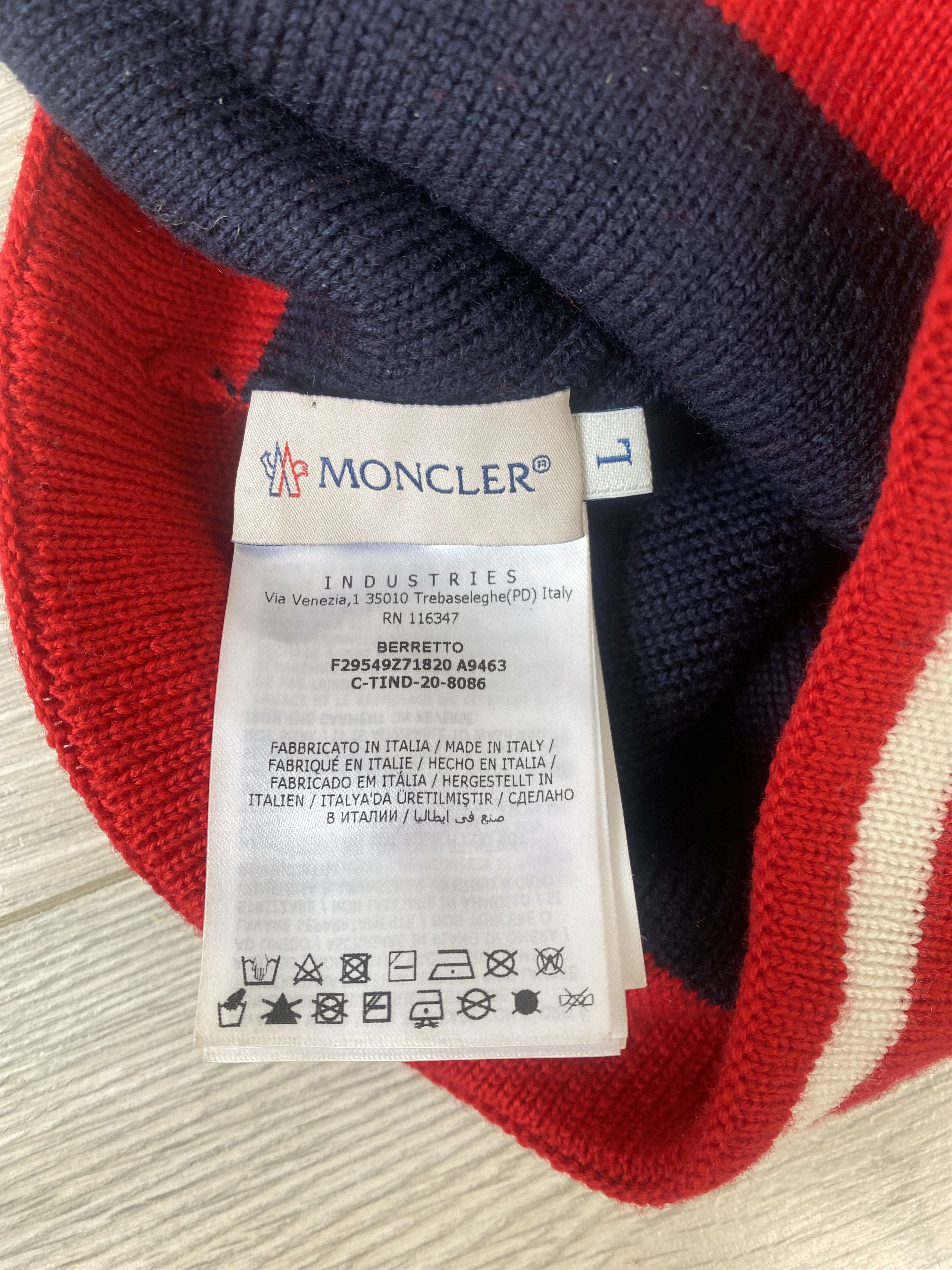 Moncler Moncler Virgin Wool Beanie Size ONE SIZE - 7 Thumbnail