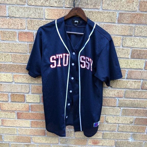 image of Stussy Baseball Jersey Xl, Men's