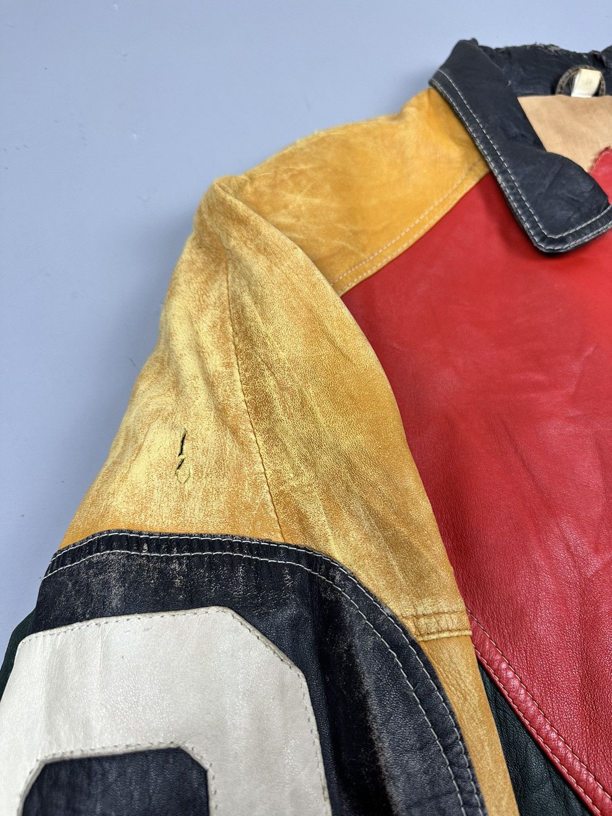 Vintage Distressed Vintage Howie & Son 8 Eight Ball Leather Jacket Size US M / EU 48-50 / 2 - 10 Thumbnail
