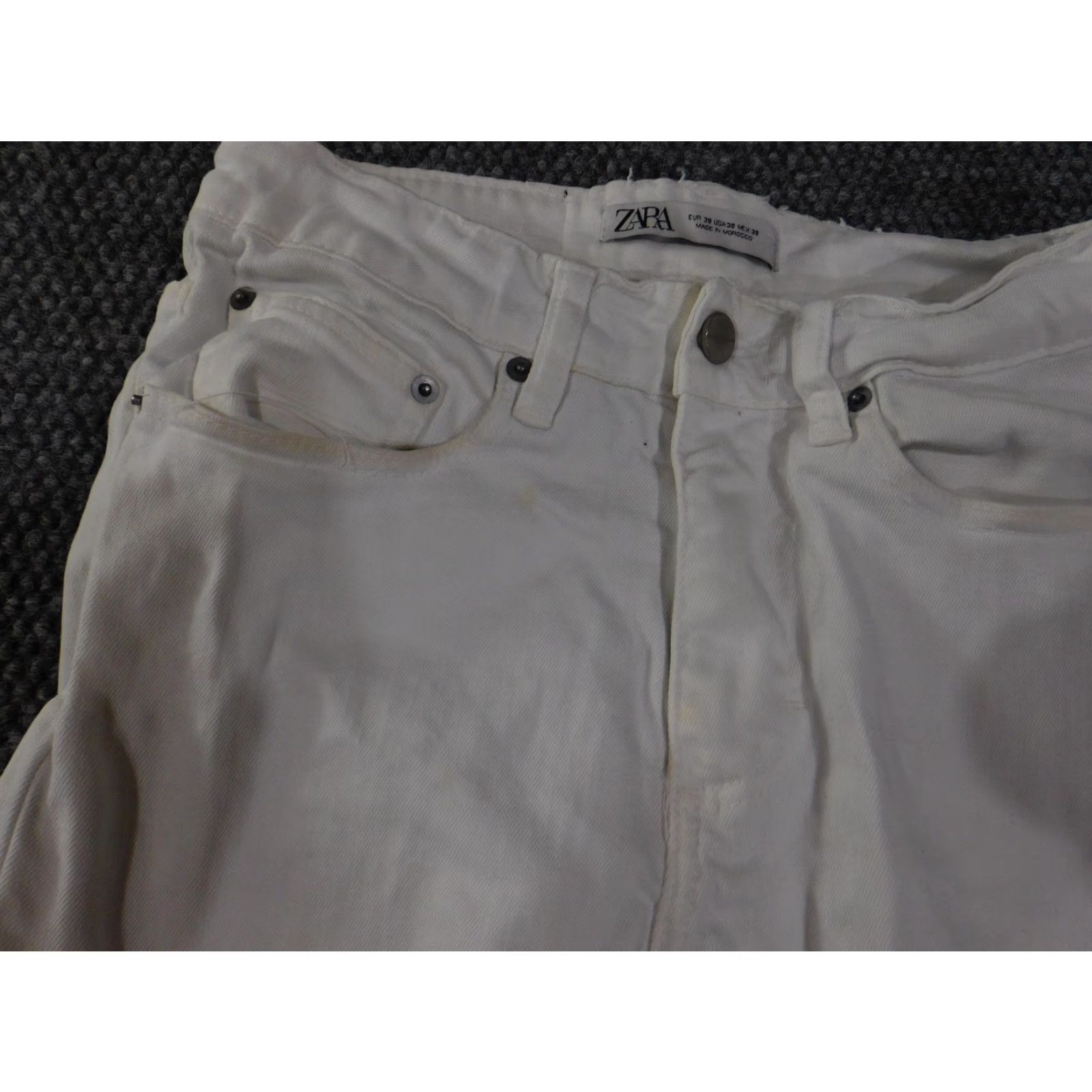Zara Zara Jeans Mens 30 White Slim Fit Stretch Denim Five Pocket Casual Size US 30 / EU 46 - 4 Thumbnail