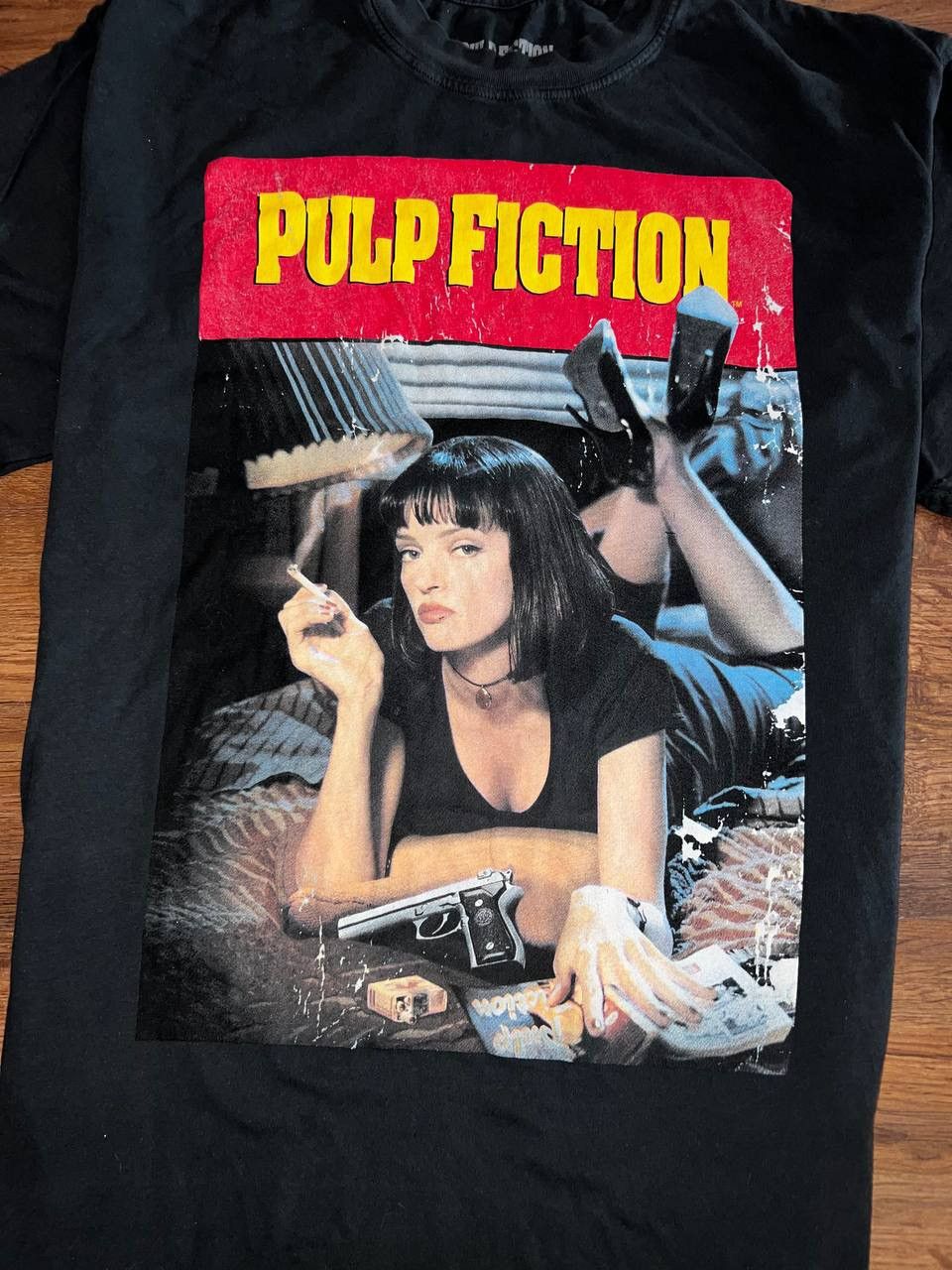Vintage Vintage 1994 Pulp Fiction × Winterland Productions T-shirt Size US S / EU 44-46 / 1 - 4 Thumbnail