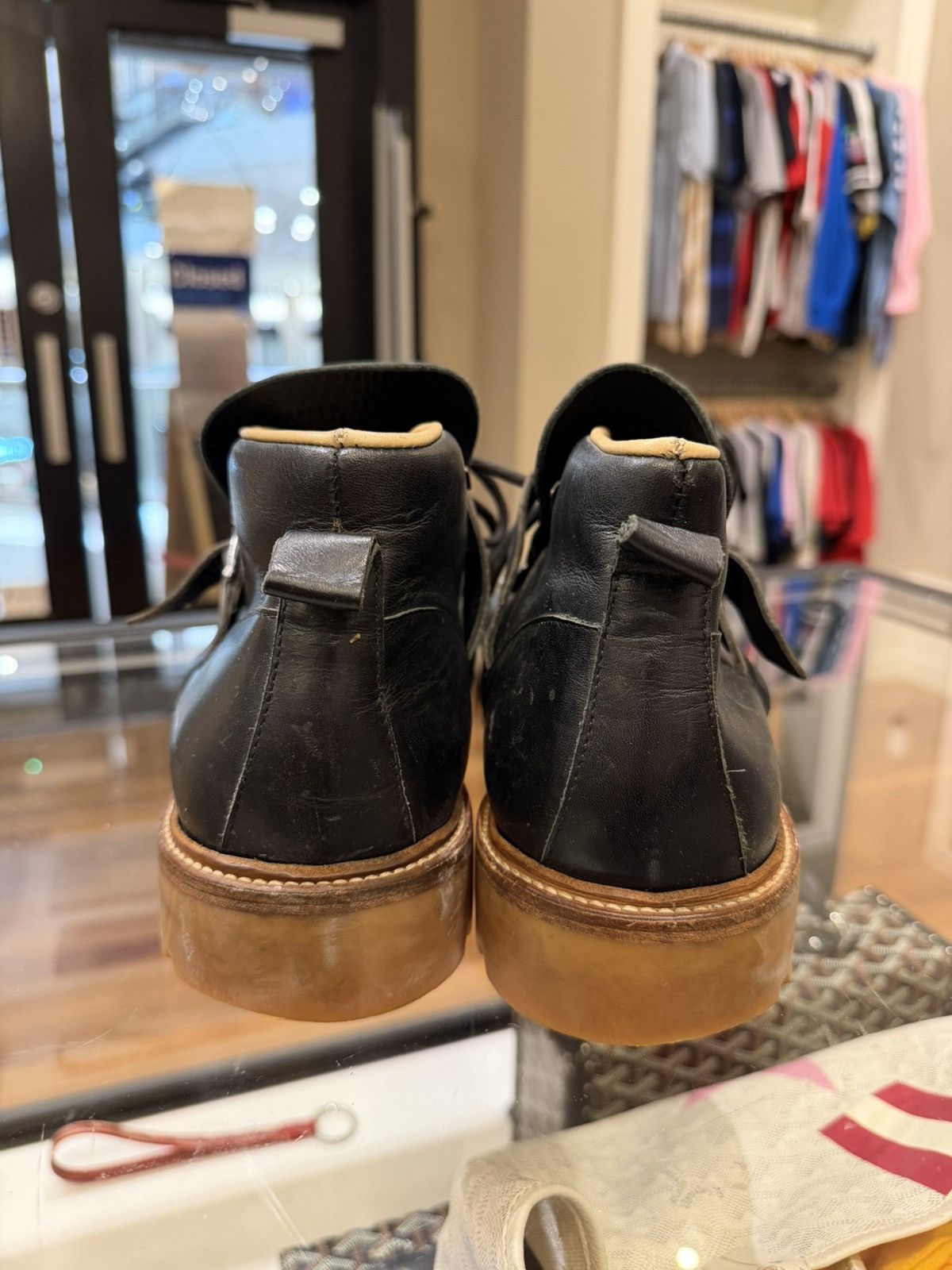 A.P.C. APC Leather Ankle Buckle Boot Size US 10 / EU 43 - 6 Thumbnail