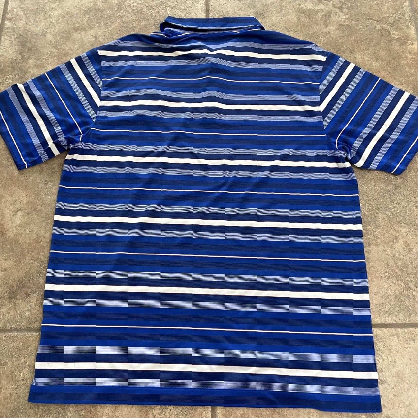 Nike Nike Golf Polo Shirt Men L Blue Boise State Striped Dri-Fit Golf Apparel Size US L / EU 52-54 / 3 - 5 Thumbnail