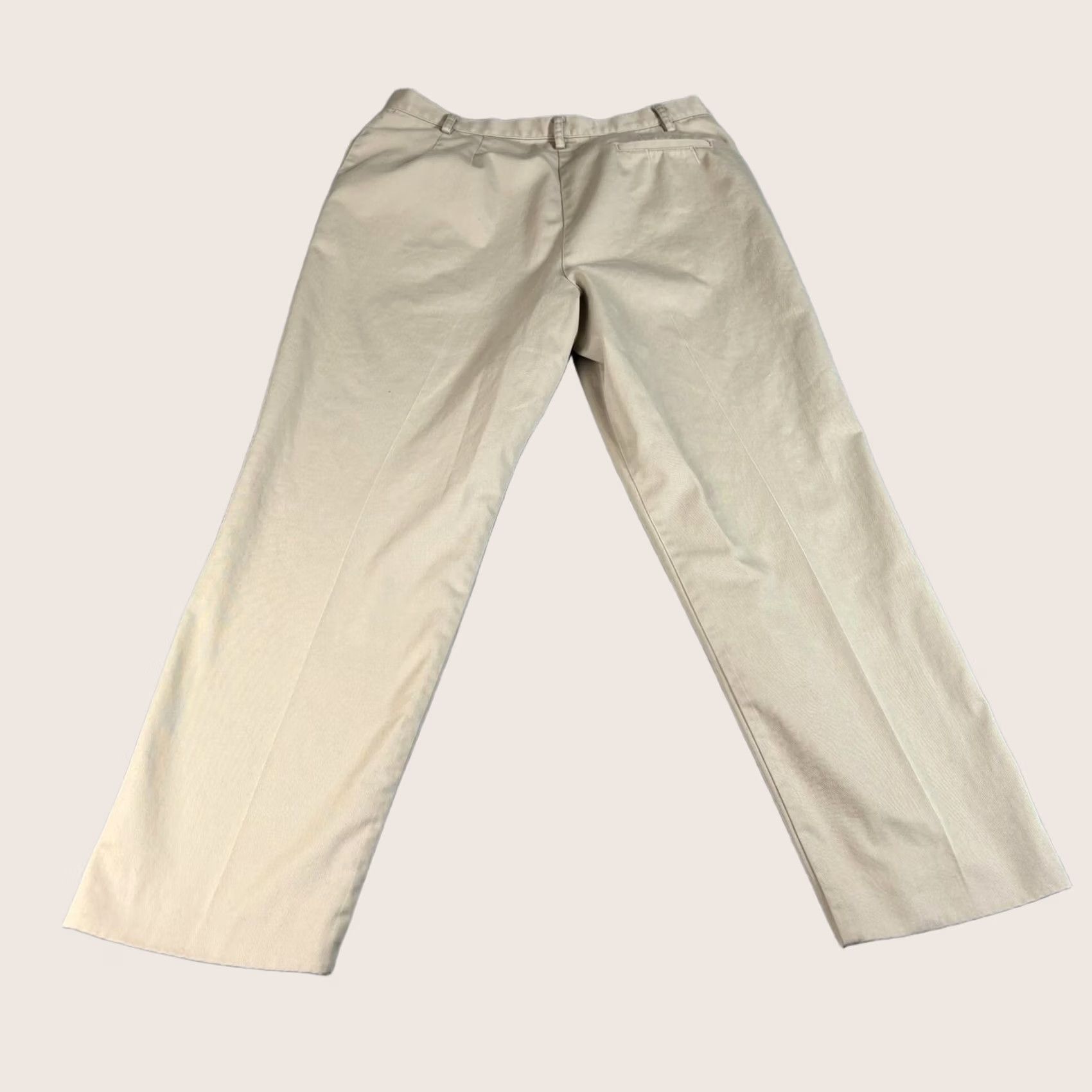 Pendleton VINTAGE Pendleton Pants Womens 12 Petite Chino Straight Beige 100% Cotton Office Workwear 27.5in Inseam Mens Womens Girls Boys Size 34" / US 12 / IT 48 - 1 Thumbnail