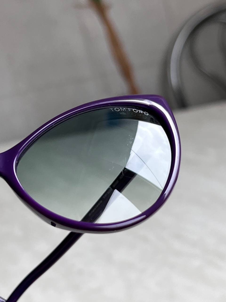 Tom Ford Tom Ford Anastasia Sunglasses Eyewear's Purple Cat Eye Frame Size ONE SIZE - 8 Thumbnail